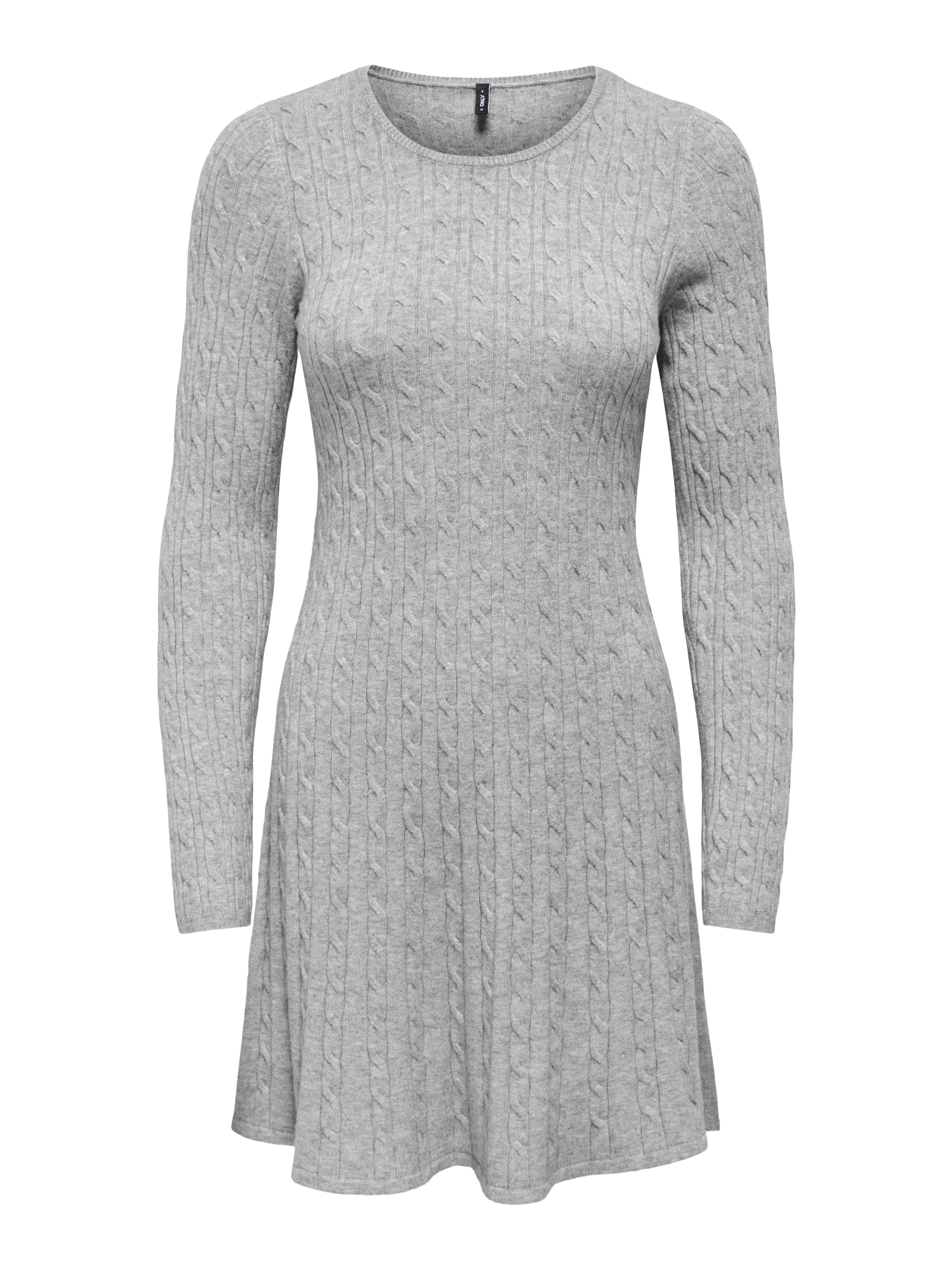 ONLY Strickkleid "ONLIBI LS O-NECK CABLE DRESS CC KNT" Viskosemischung, regular fit