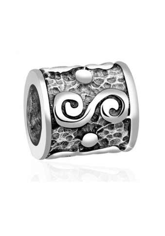 Bead »Bead Anhänger Oxid Welle Kringel 925 Silber«