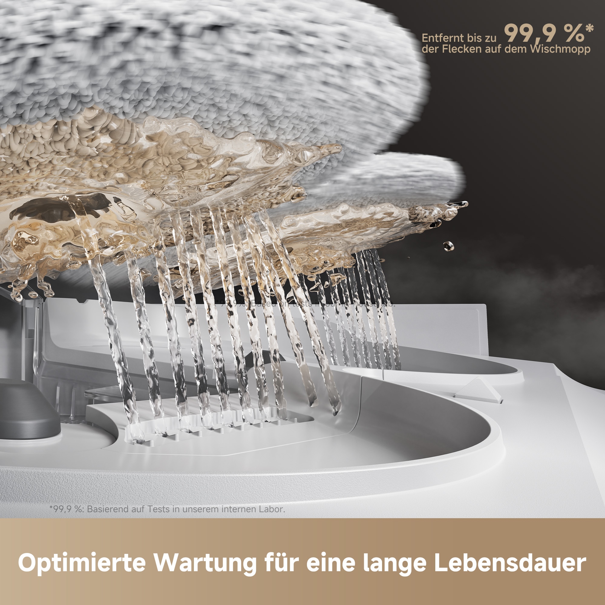 Dreame Nass-Trocken-Saugroboter »MOVA V50 Ultra Complete, mit Wischfunktion«, 24.000Pa Saugkraft, Hindernisüberwindung, 50°C Wischwasser, 180m²