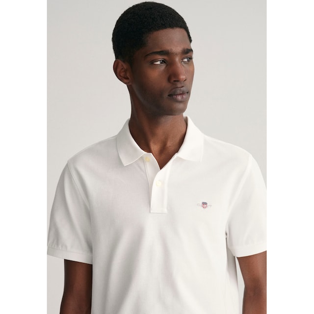 Gant Poloshirt »REG SHIELD SS PIQUE POLO«, mit Logostickerei auf der Brust  ▷ bestellen | BAUR