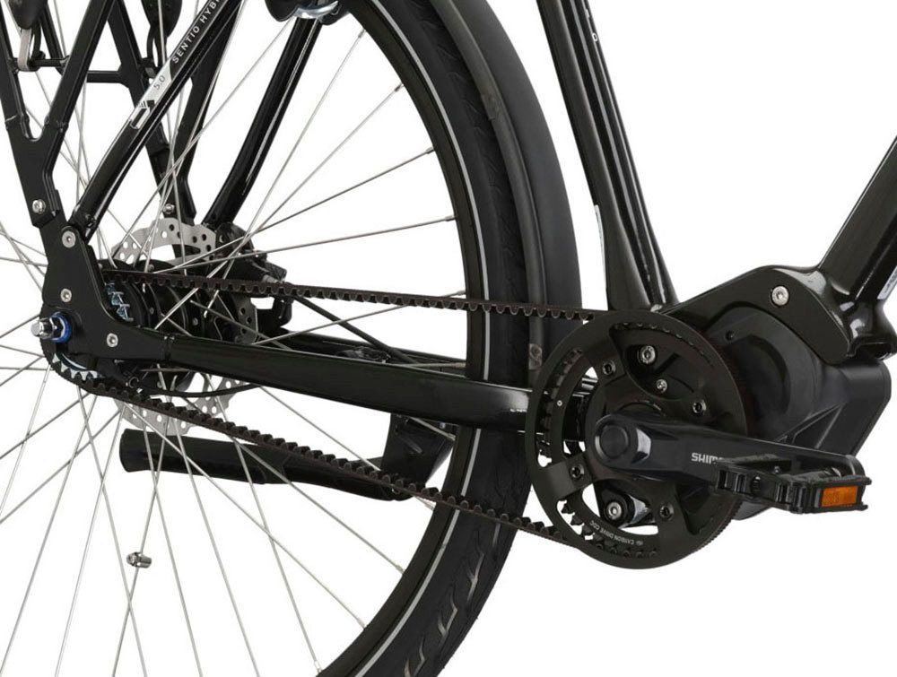 Kross »E-Citybike Sentio Hybrid 5.0 28 Zoll schwarz« 7 Gang Shimano NEXUS Schaltwerk Nabenschaltung Mittelmotor 250 W Pedelec, Elektrofahrrad für Damen und Herren