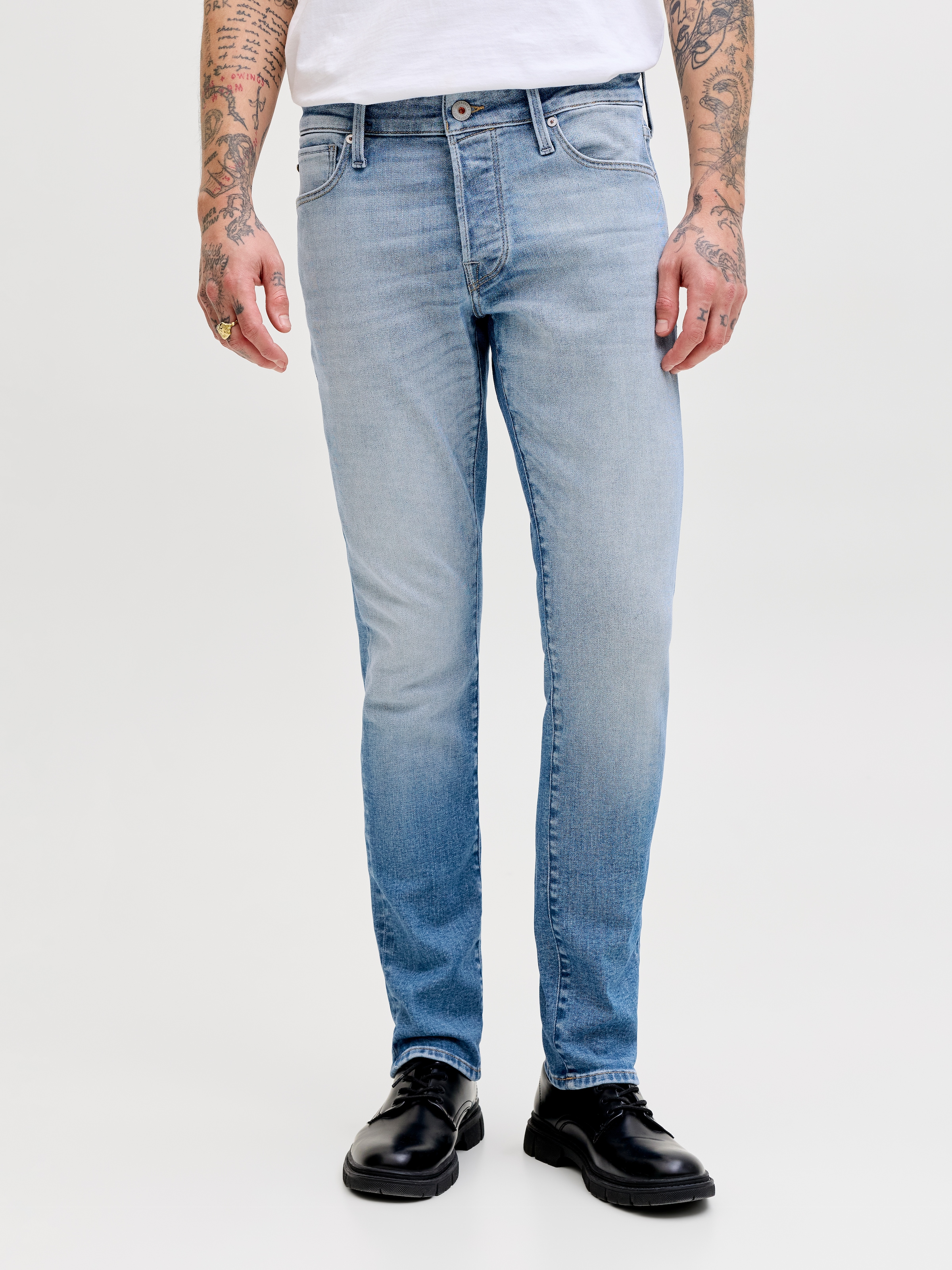 Jack & Jones Slim-fit-Jeans "JJIGLENN JJICON JJ 619 50SPS NOOS" Baumwollmischung, slim fit