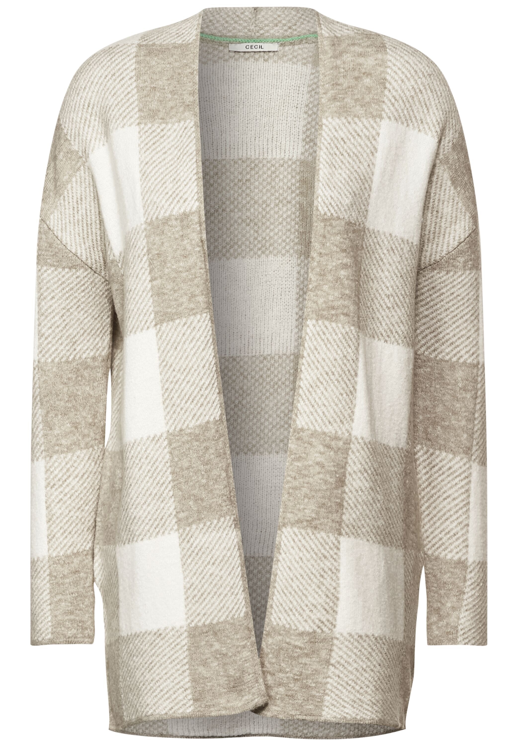 Cecil Strickjacke, mit Karomuster