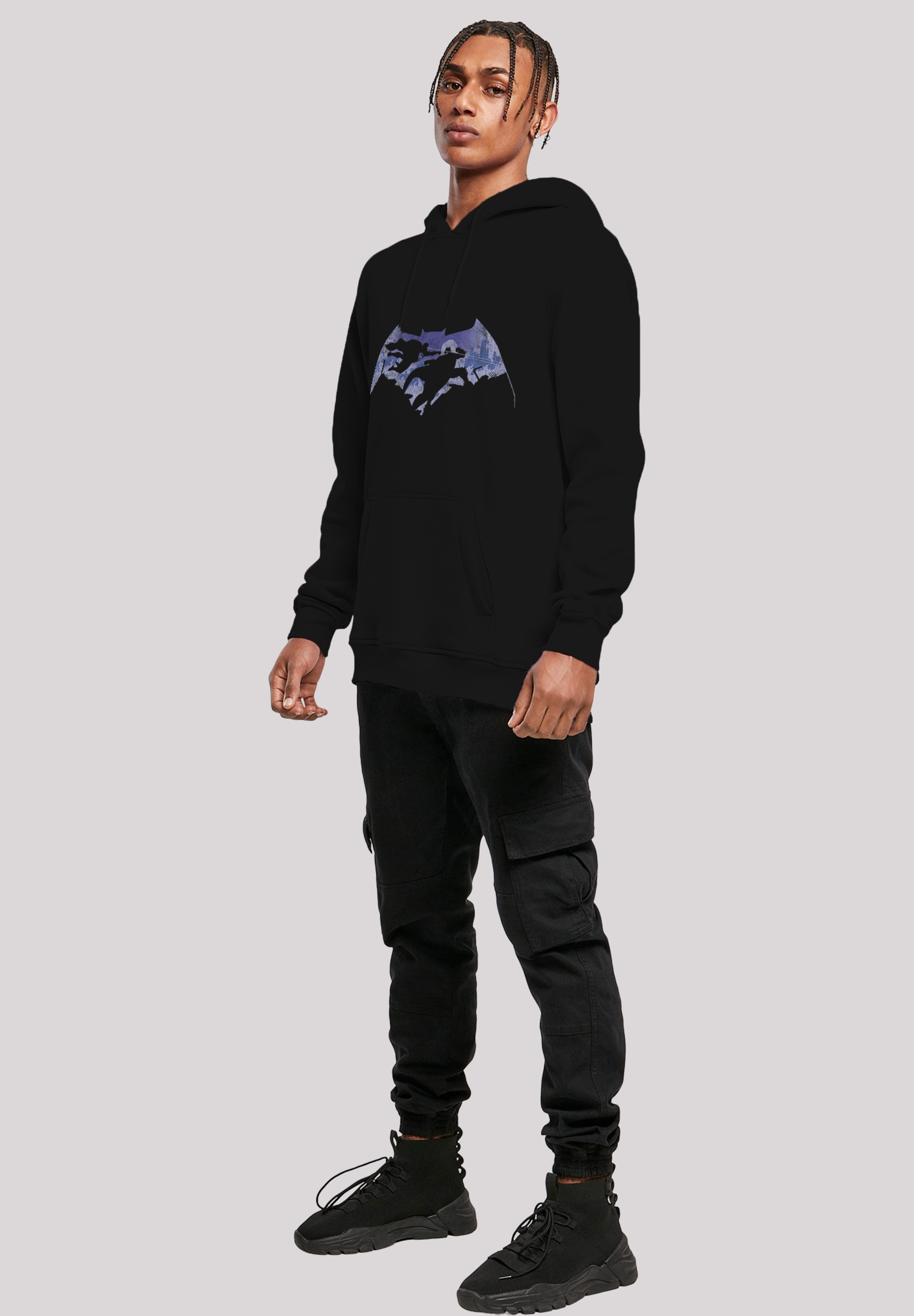 F4NT4STIC Sweatshirt »DC Comics Batman v Superman Battle«, Herren,Premium Merch,Slim-Fit,Kapuzenpullover,Bedruckt