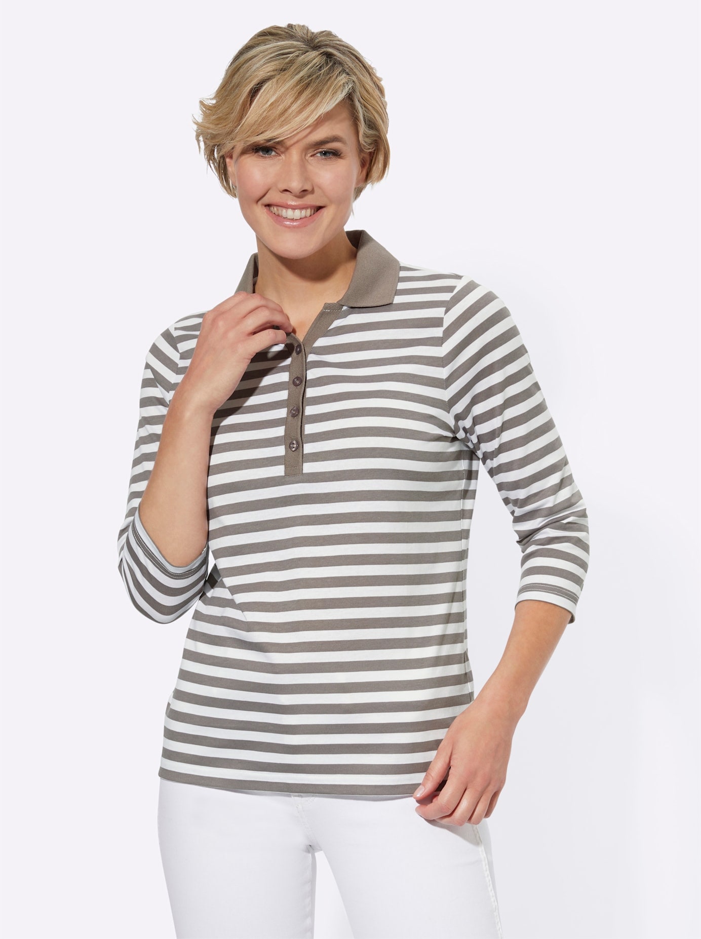 Casual Looks Poloshirt "Poloshirt" 1 Stk. tlg. günstig online kaufen