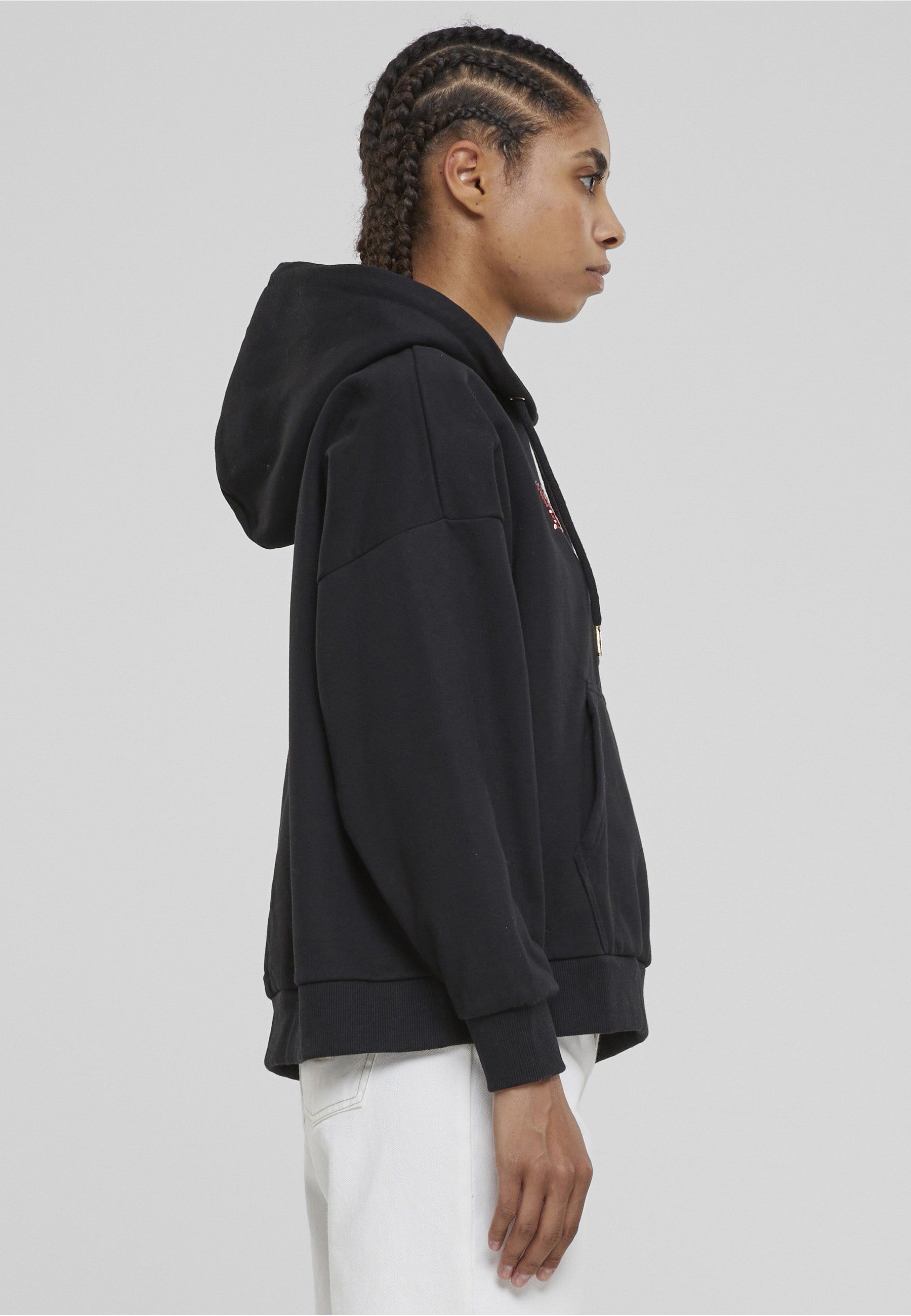 Karl Kani Hoodie »Karl Kani Damen KW213-059-1 Retro Sequins OS Hoodie black«, 1 Stk.
