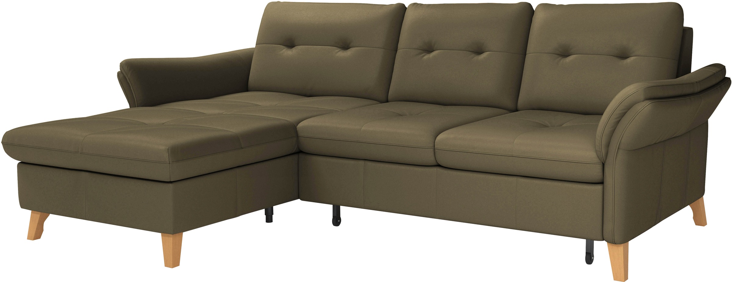 sit&more Ecksofa »Göteborg«, Sitztiefenverstellung und Federkern, wahlweise mit Bettfunktion