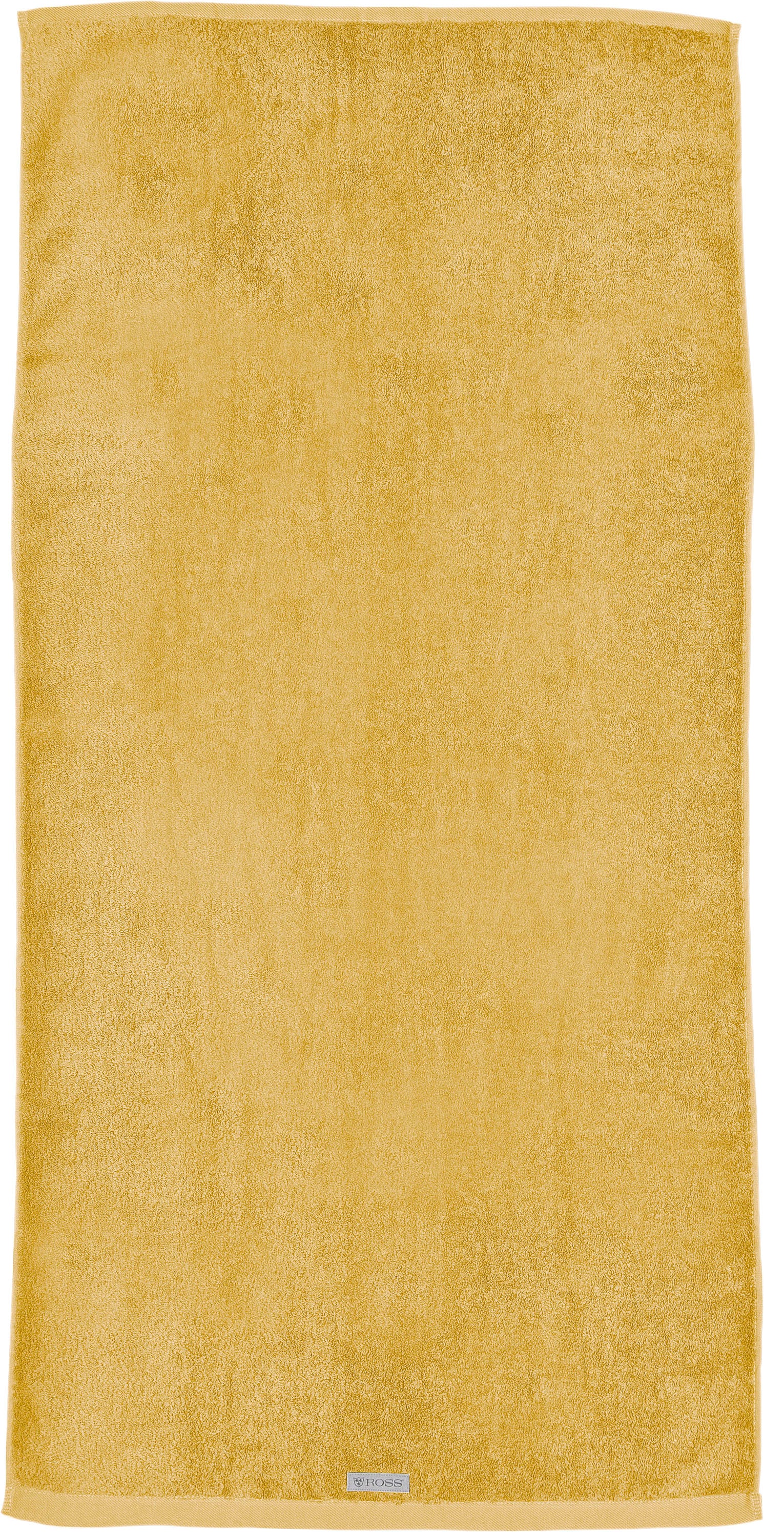 Duschtuch ROSS, B:70cm L:140cm, gelb, Frottier, Obermaterial: 100% Baumwolle, Handtücher, "Sinfonie", in modernen Unifarben
