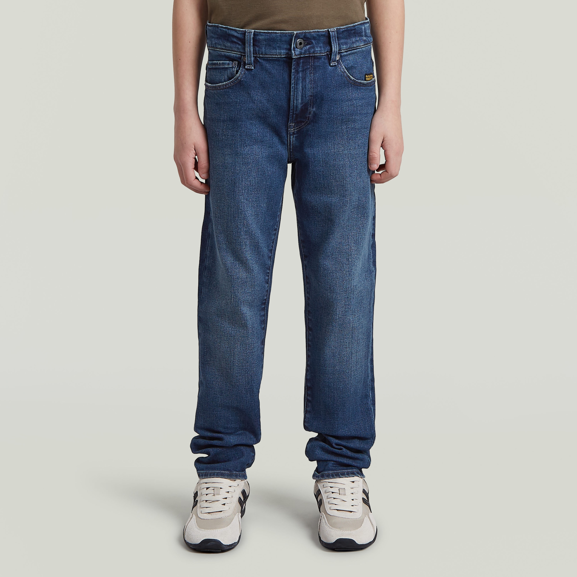 G-STAR "KIDS, 3301 SLIM" mit mittlerem Bund, Baumwoll-Denim