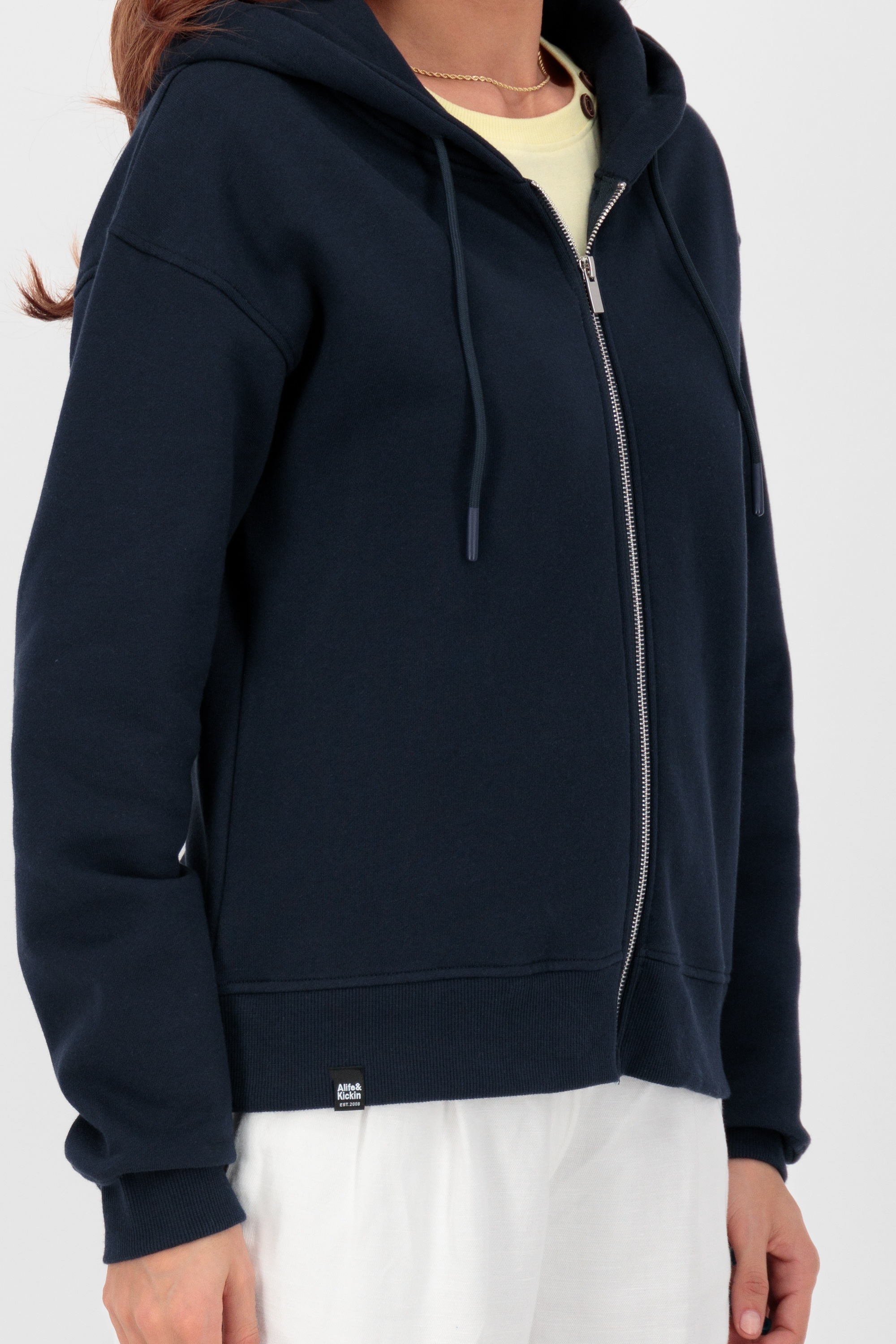 Thumbnail - Alife & Kickin Sweatjacke "Damen RanaAK A", Hoodie mit Reißverschluss und Kapuze, Kapuzensweatjacke