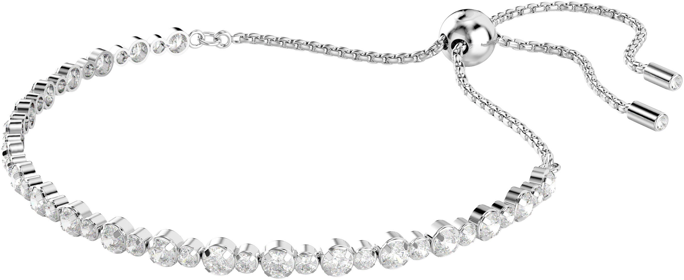 Swarovski Armband »Schmuck Geschenk Matrix Tennis Armkette, 5677813«, mit Swarovski® Kristall