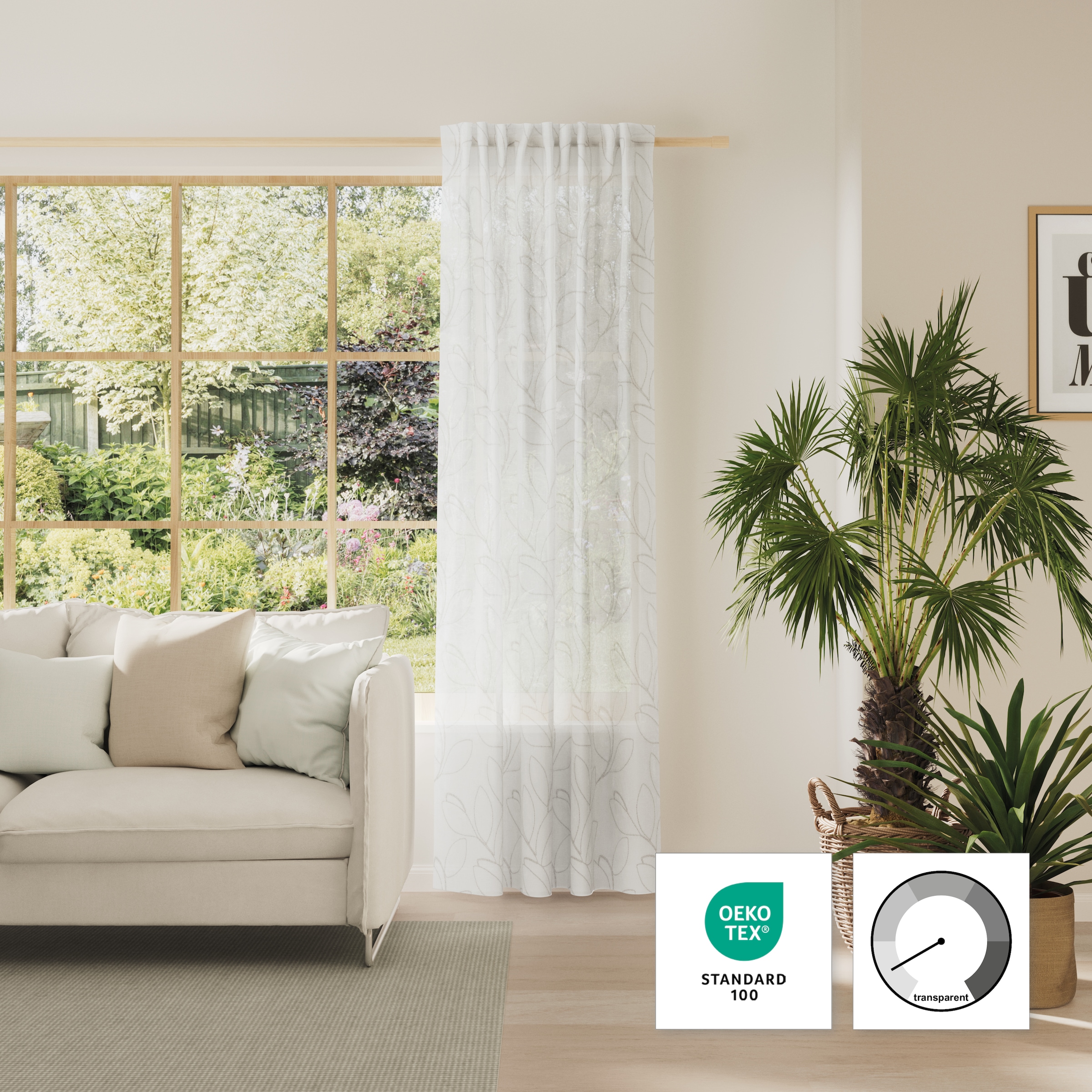 Neutex for you Vorhang "NENA" Multifunktionsband 1 Stk. tlg. Bouclé-Optik, günstig online kaufen