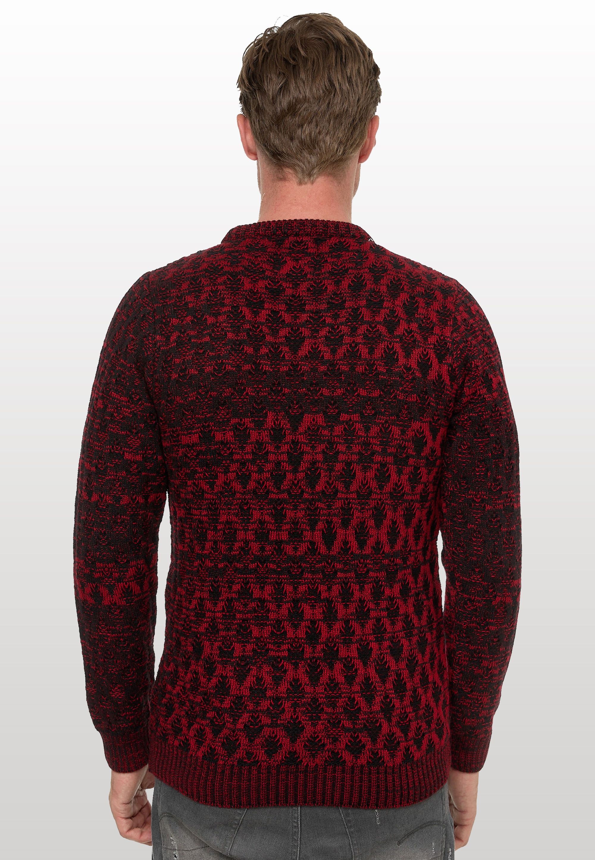 Rusty Neal Strickpullover, mit schönem Muster