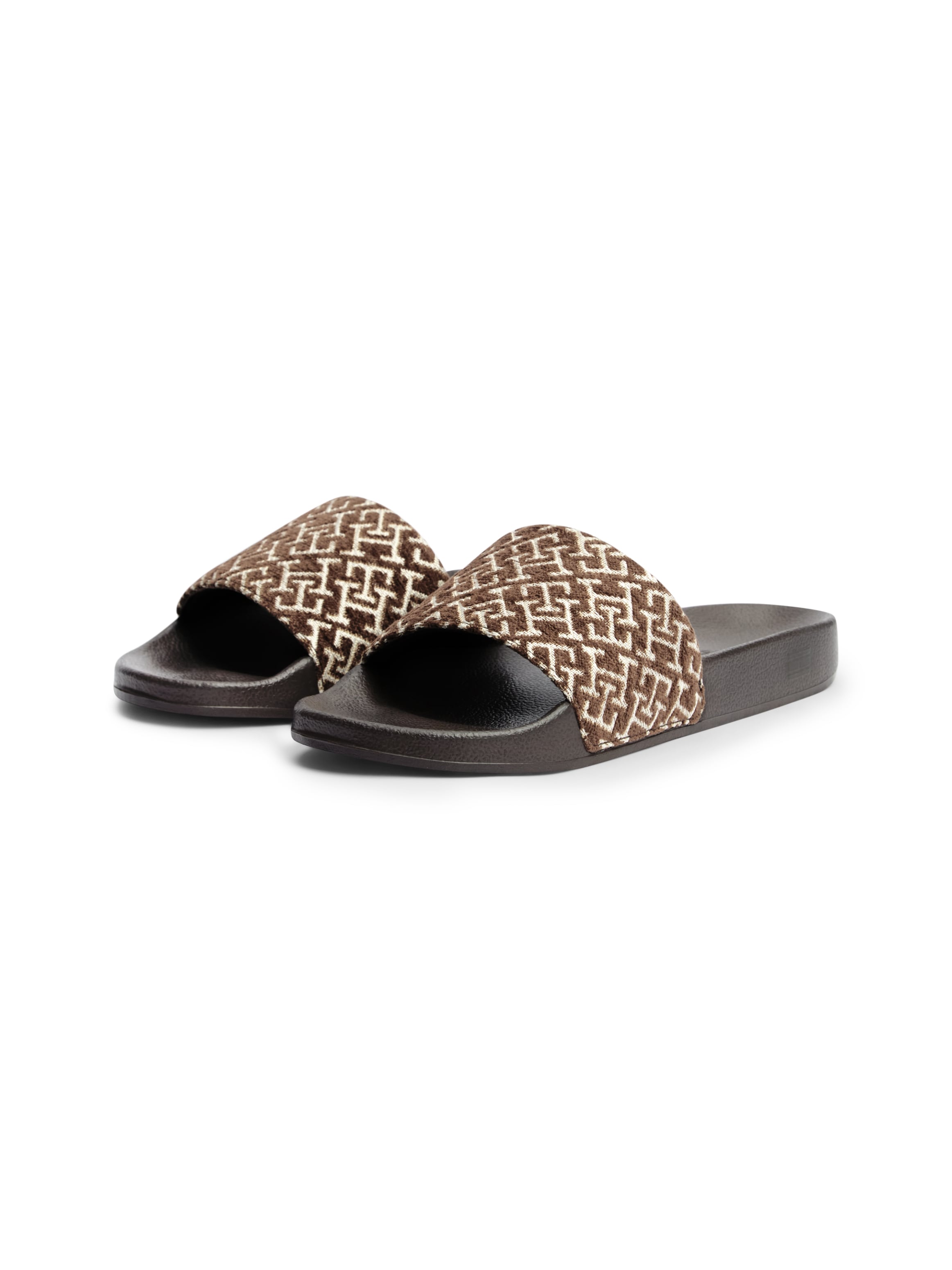 Tommy Hilfiger Pantolette "TH MONOGRAM POOL SLIDE" Strandschuh, Poolslides, Sommerschuh mit TH-Logodruck