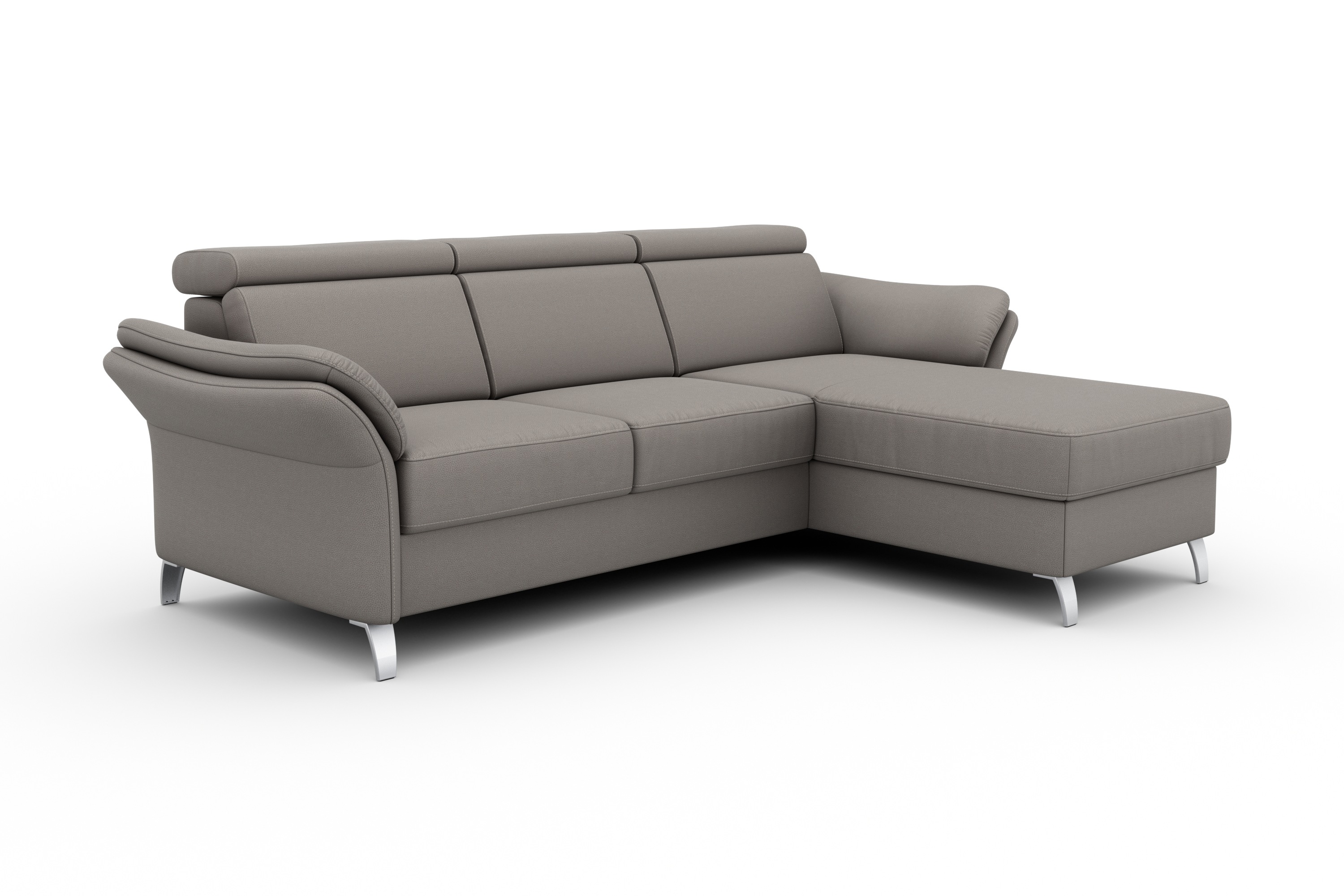 Thumbnail - sit&more Ecksofa "Vincenzo L-Form", inklusive Kopfteilverstellung, wahlweise mit Bettfunktion, Bettkasten