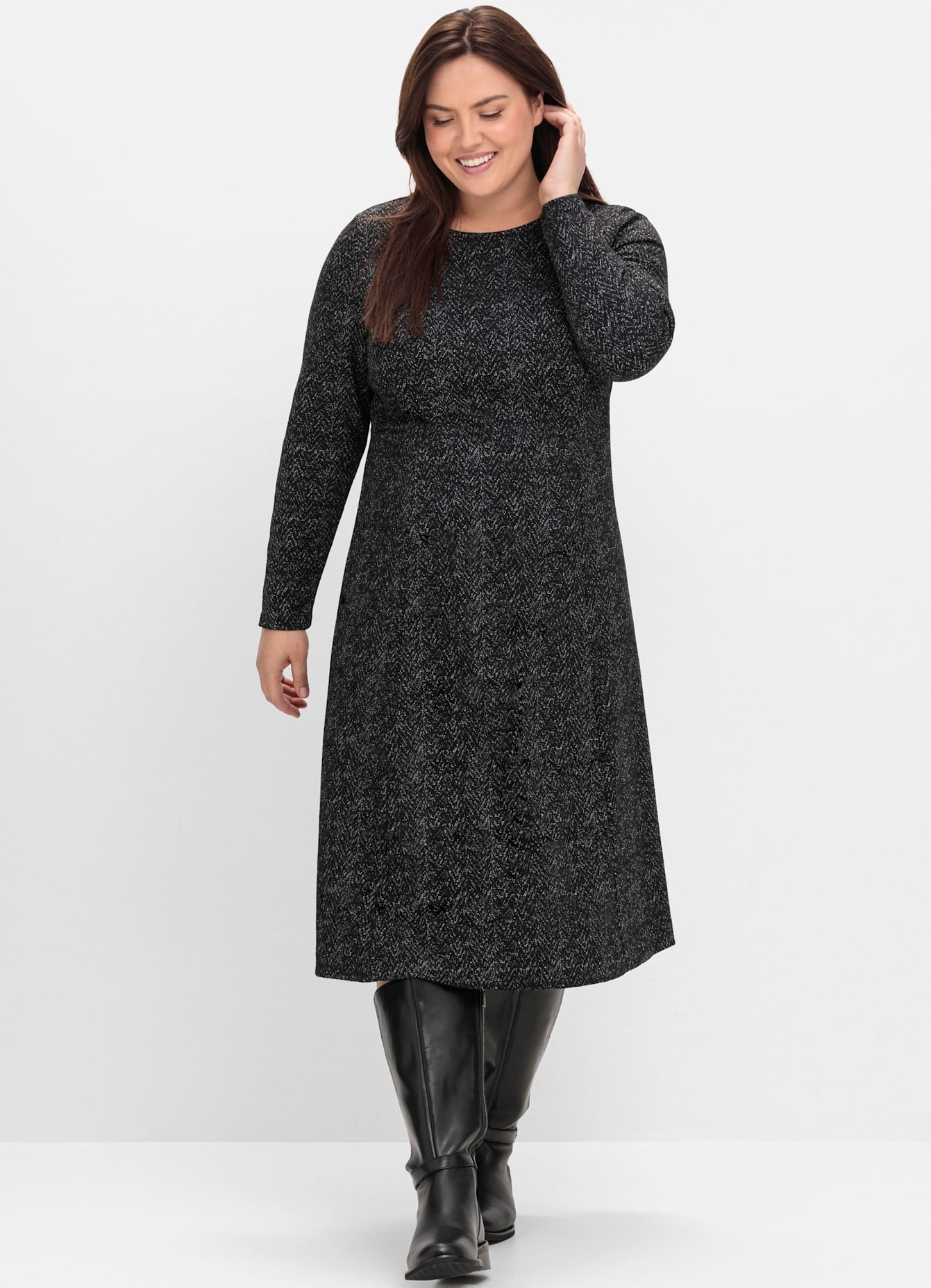 Sheego Shirtkleid "Shirtkleid" günstig online kaufen