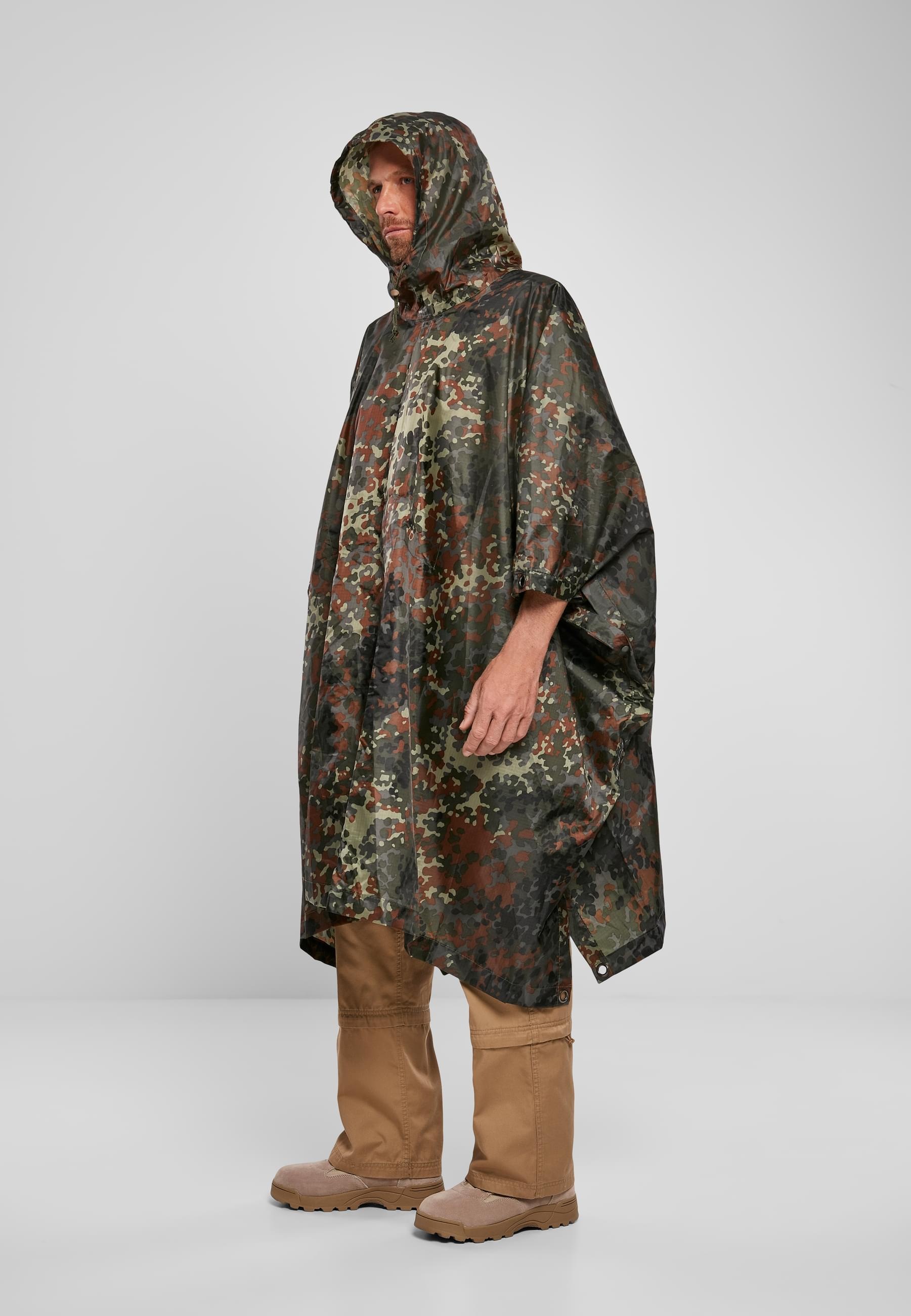 Brandit Allwetterjacke »Brandit Herren Ripstop Poncho«, (1 St.), ohne Kapuze