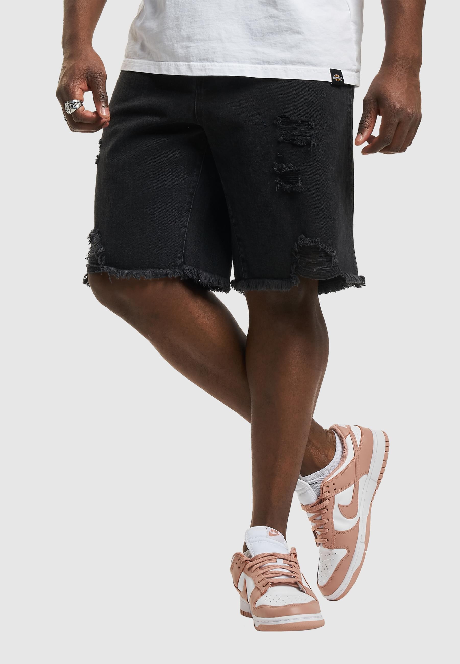Karl Kani Shorts »Karl Kani Herren KM232-027-2 KK OG Heavy Distressed Denim Shorts«, (1 tlg.)
