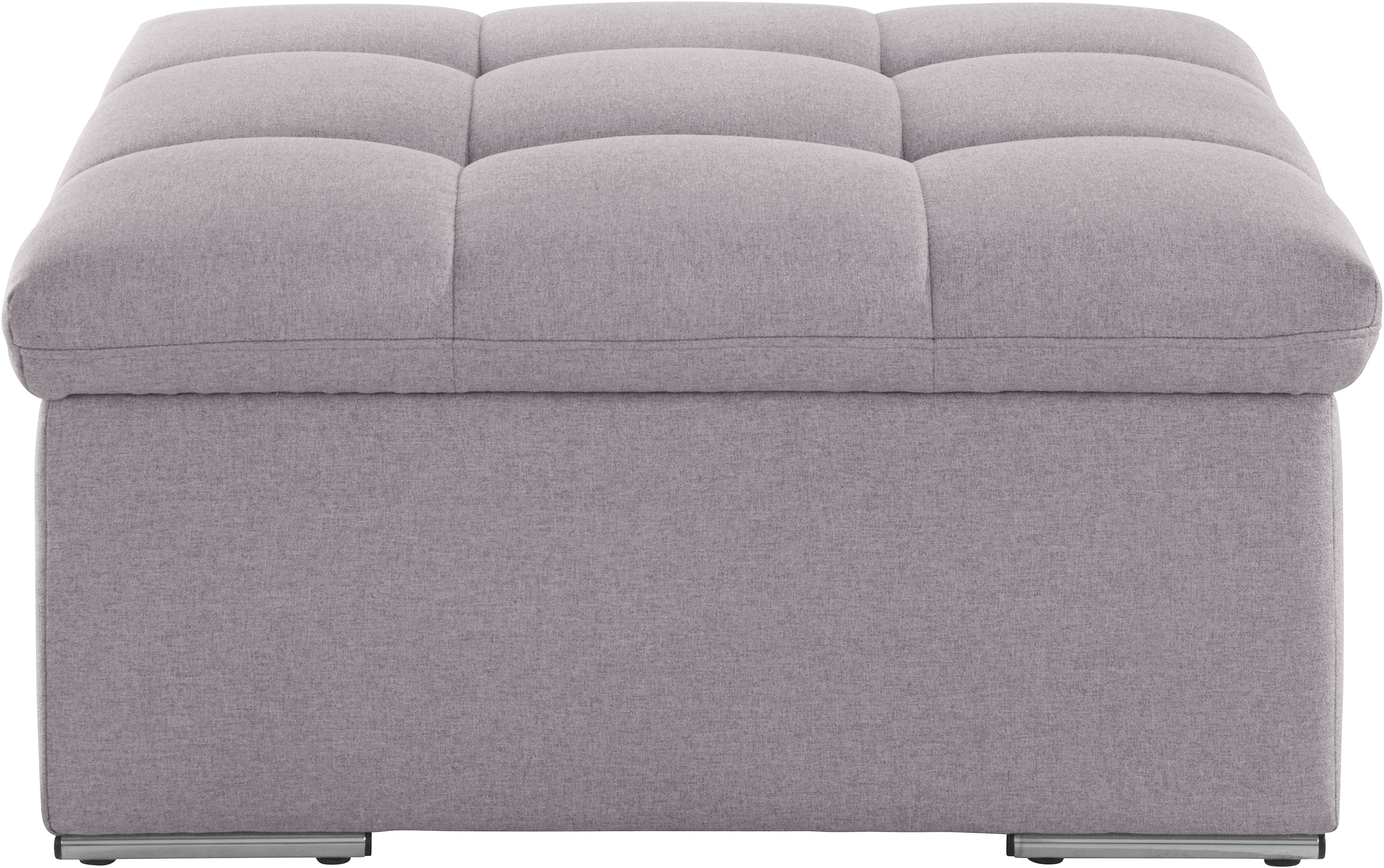 DOMO collection Sitzhocker "Lagoa moderne Steppung im Sitz, elegant und zeitlos, B/T 87/87cm" in großer Farbauswahl