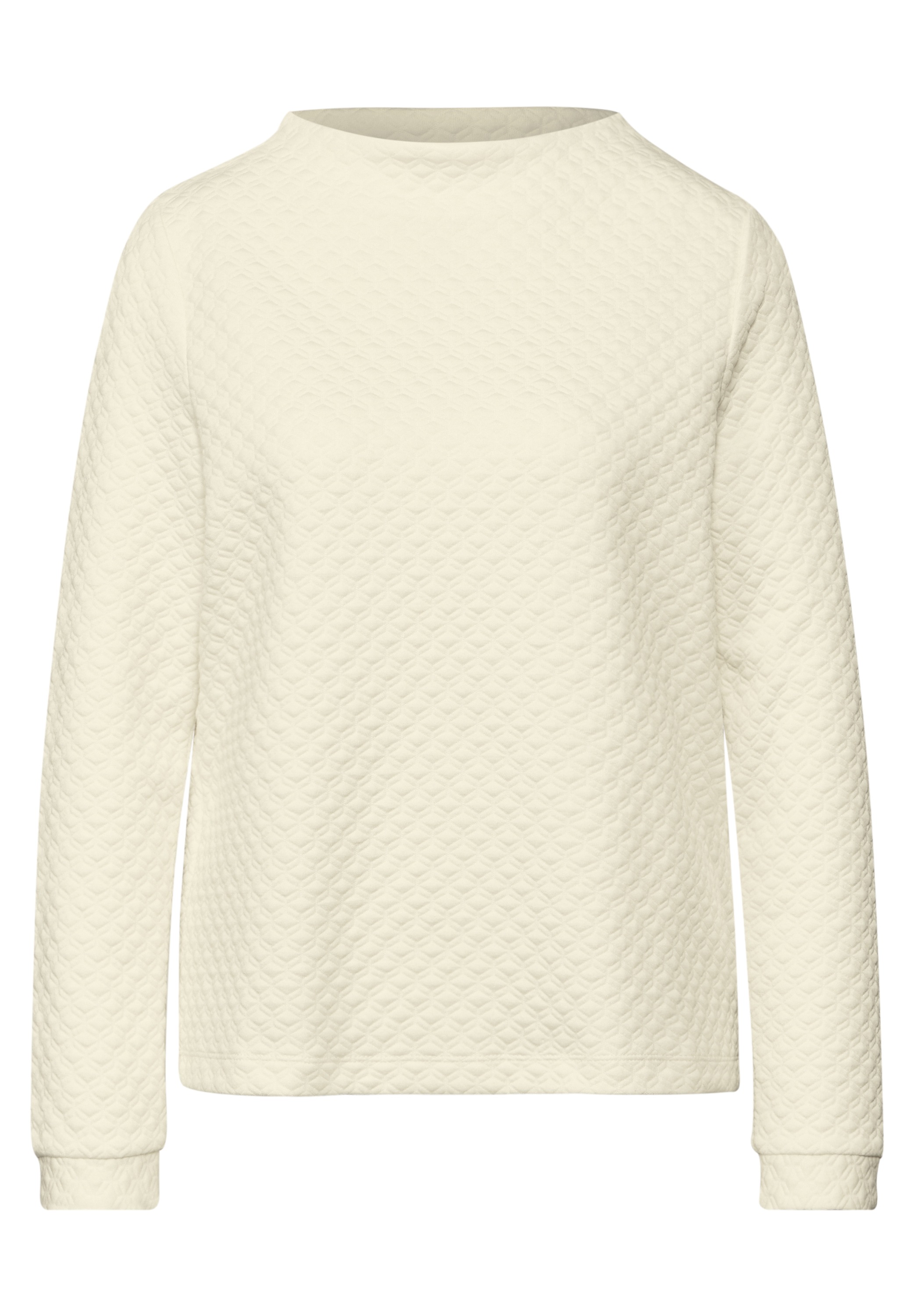 STREET ONE Langarmshirt, mit Stehkragen