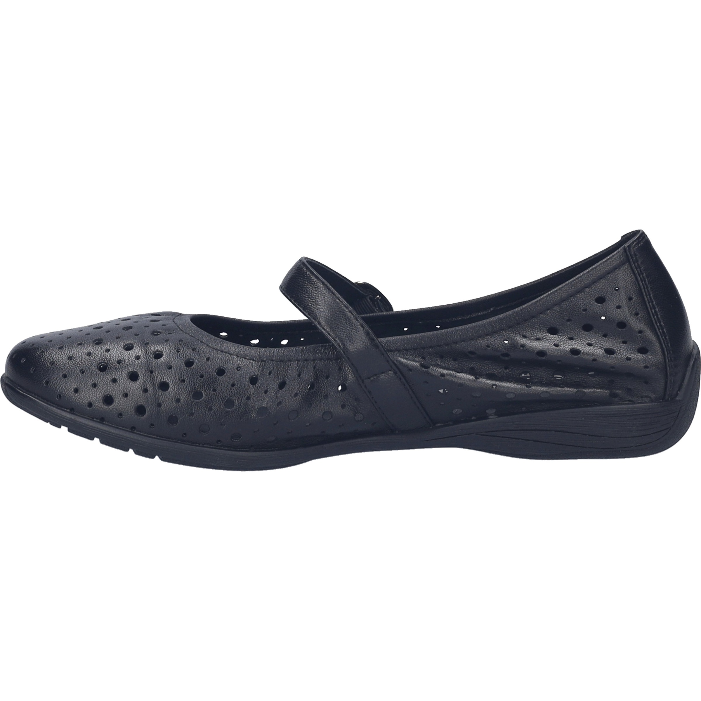 Ballerina JOSEF SEIBEL "Fenja 41, black-black", Damen, Gr. 36, schwarz (schwarz, schwarz), Obermaterial: 100% Rindsleder Leather cow., Schuhe Ballerina 2