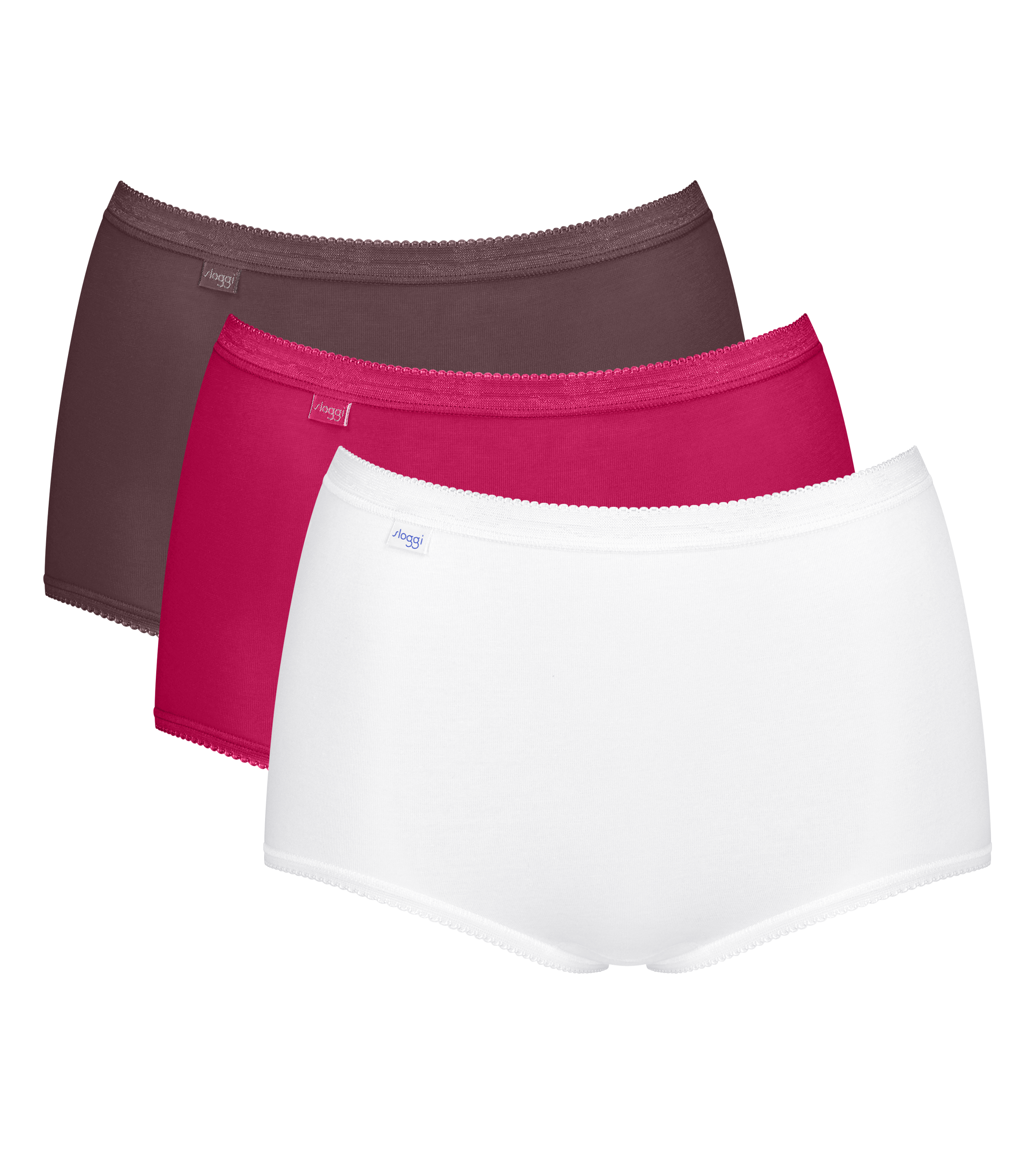 sloggi Maxislip "Basic+ Maxi" perfekter Sitz, Cotton-Mix, hohe Taille
