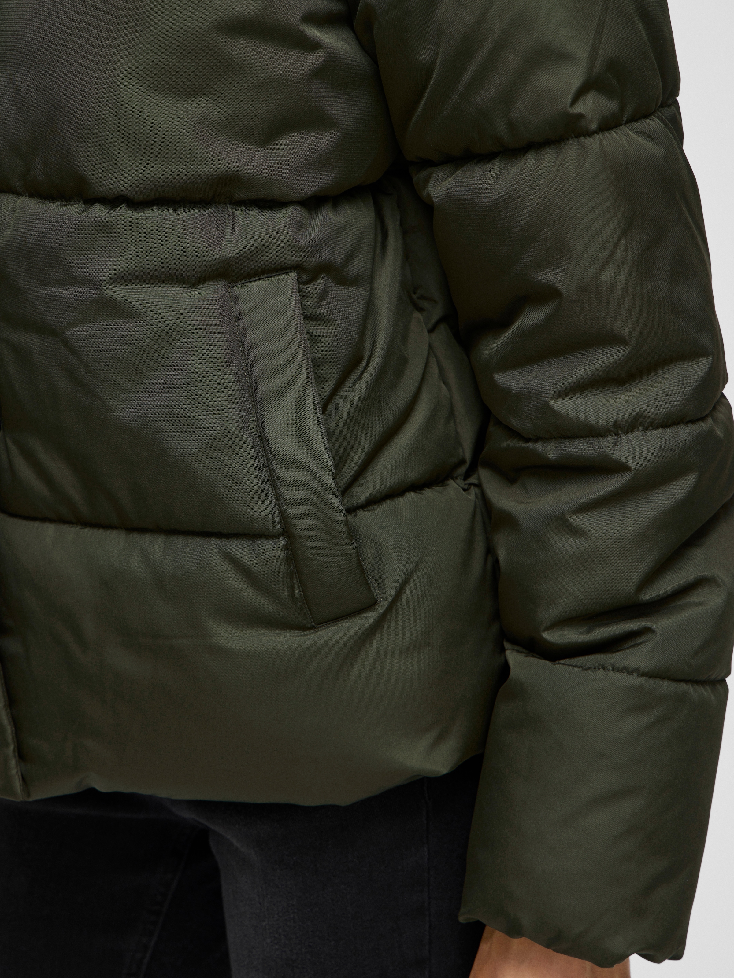 Vila Steppjacke »VIMILJA PADDED PUFFER - NOOS«, mit Kapuze