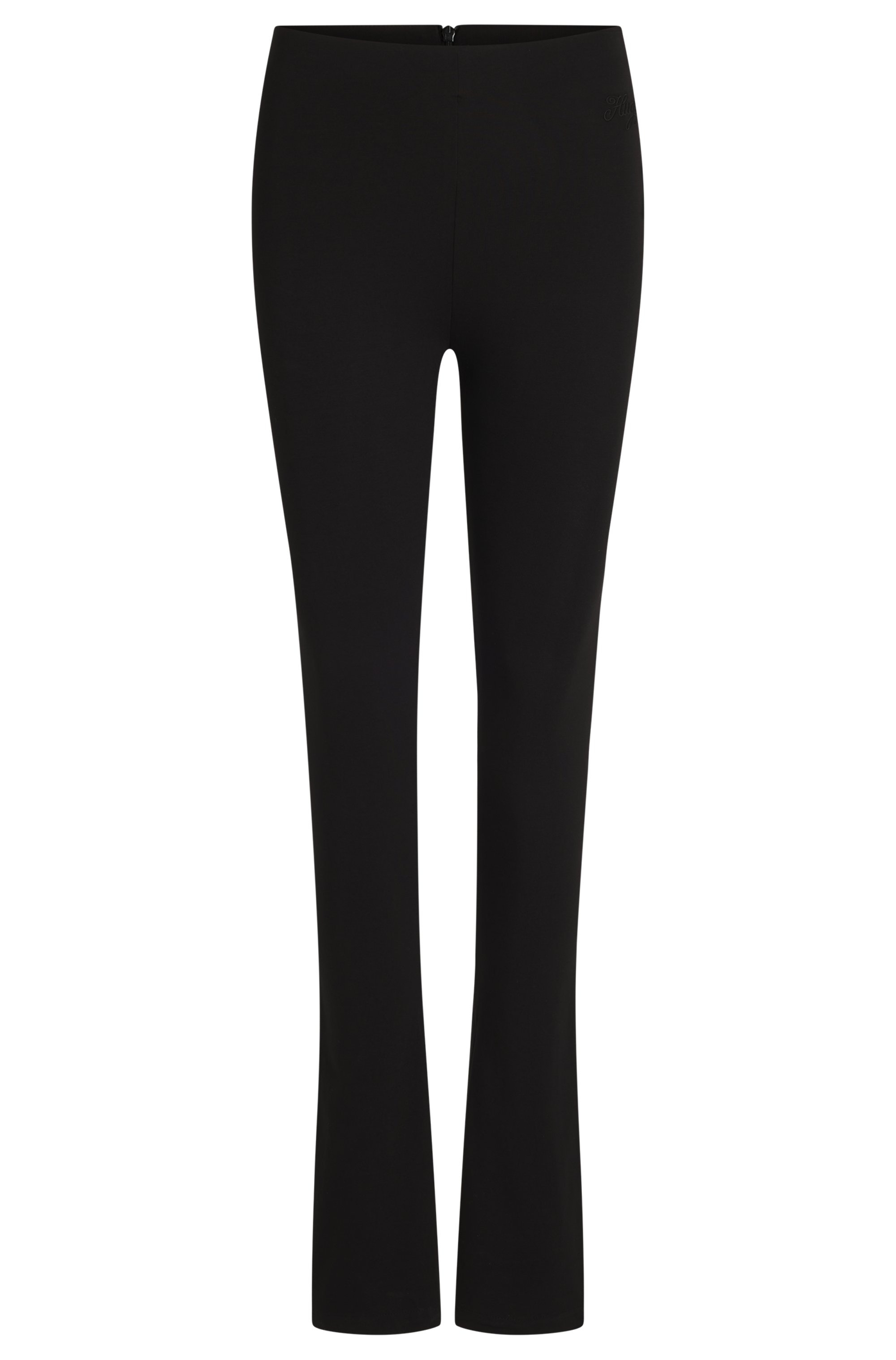 HUGO Blue Webhose "Neleria", mit Reißverschluss hinten elastische Flare Leg günstig online kaufen