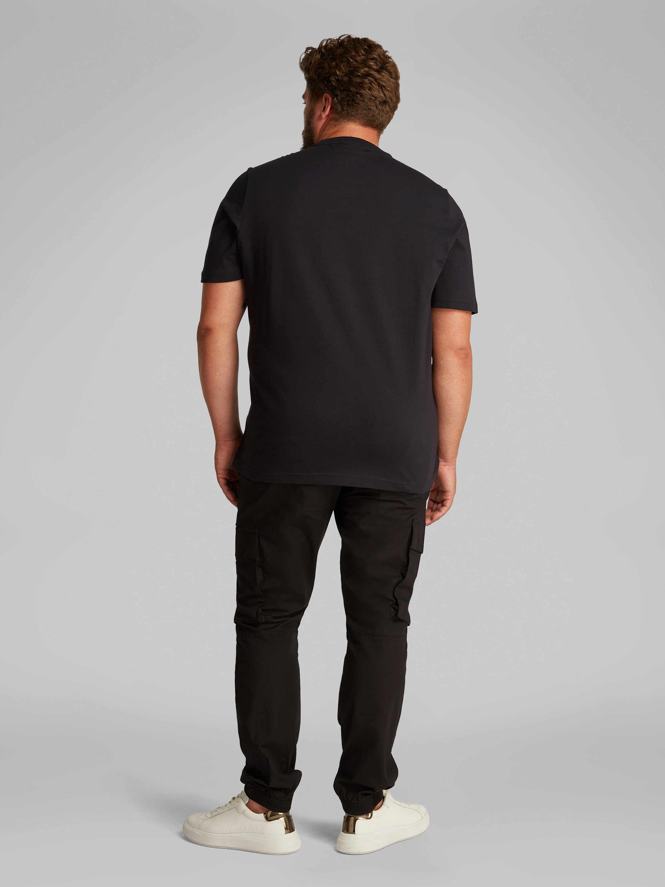 Calvin Klein Big&Tall Rundhalsshirt »BT_NY CHEST BOX LOGO T-SHIRT«, in Großen Größen mit Logoprint