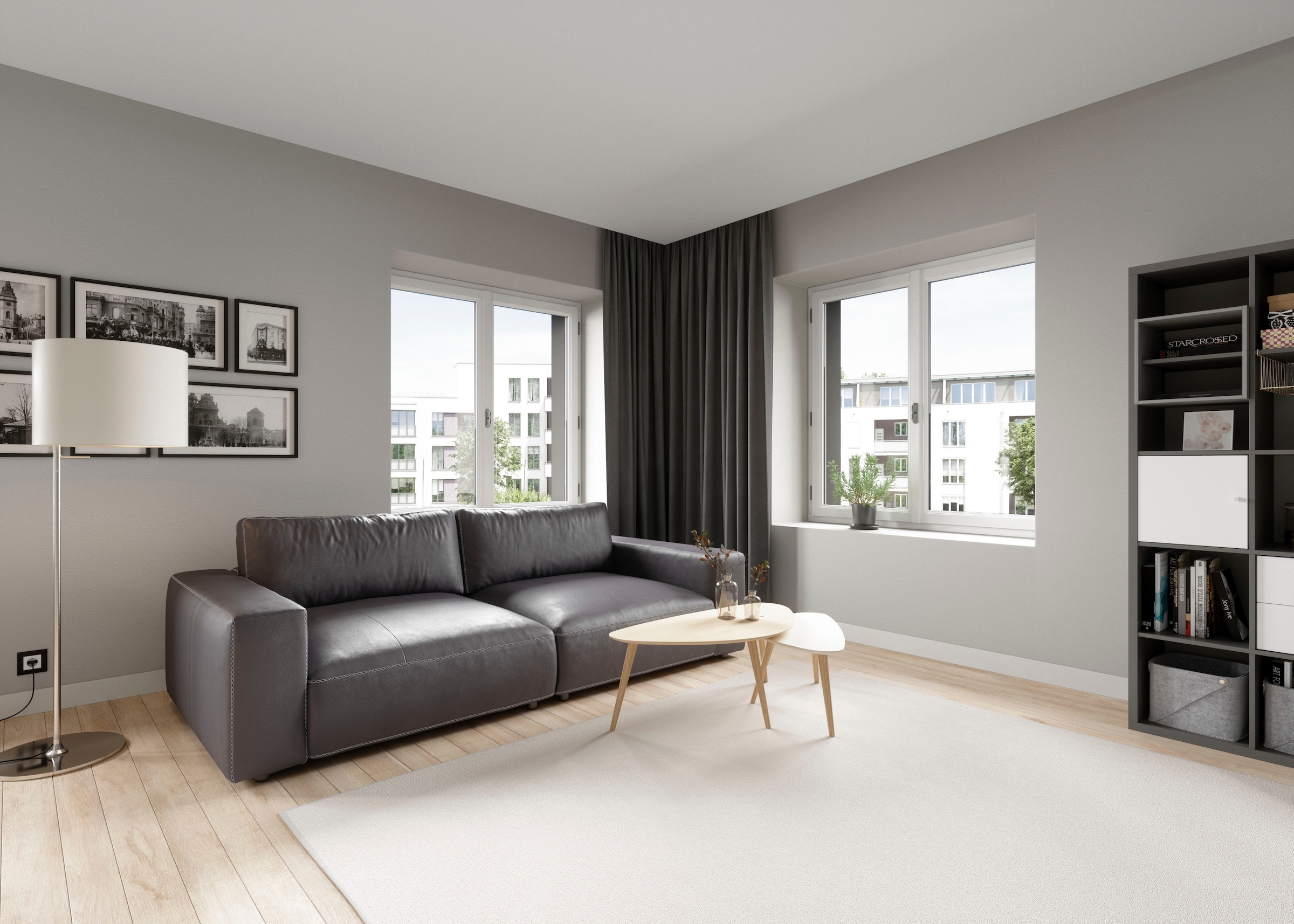 Musterring Big-Sofa "LUCIA Mega Sofa, hoher Sitzkomfort, Breite 252cm, Kontrastnaht" in vielen Qualitäten und 4 unterschiedlichen Nähten, 2,5-Sitzer