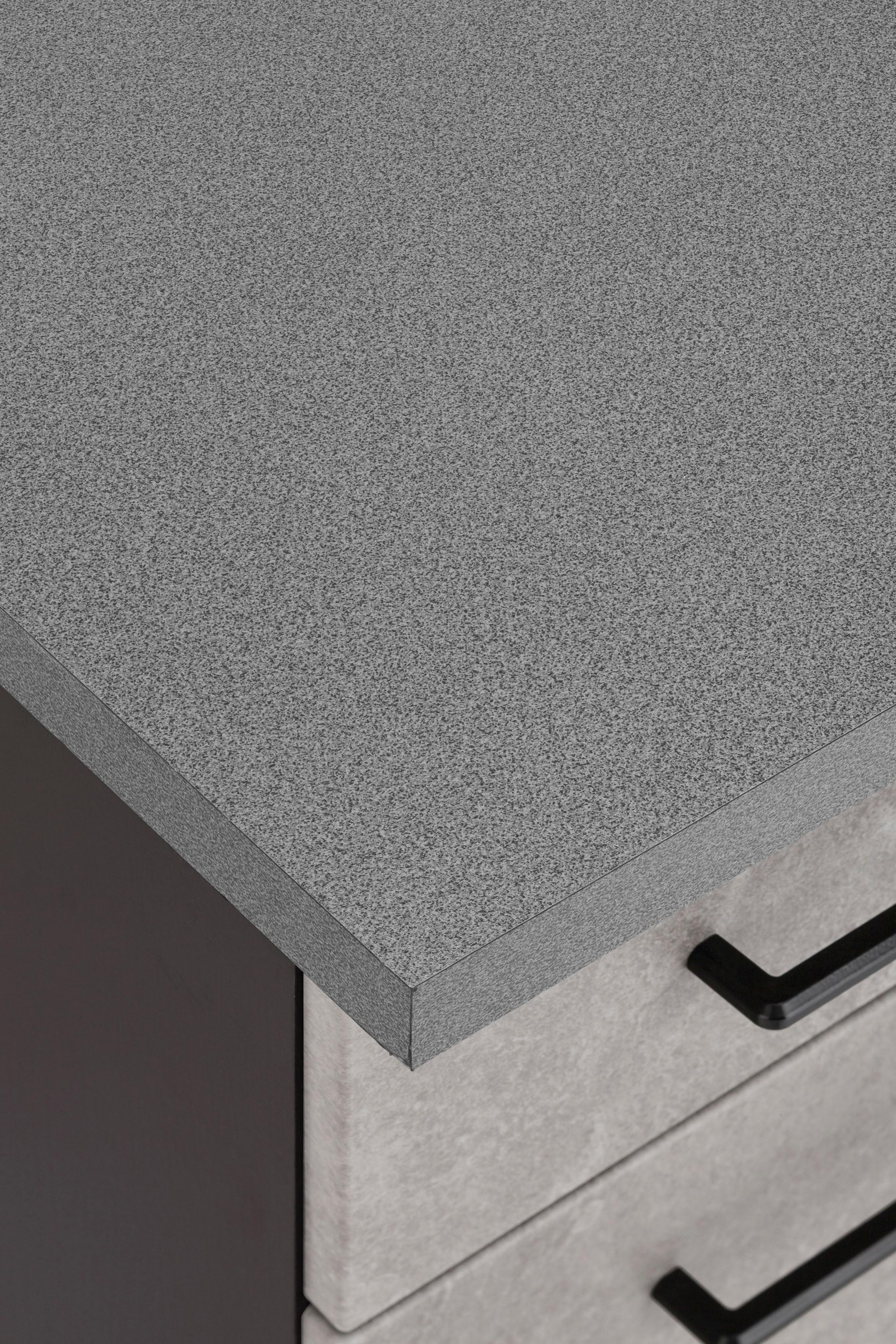 KOCHSTATION Küchenzeile »KS-Tulsa«, mit E-Geräten, Breite 320 cm, schwarze Metallgriffe, MDF Fronten