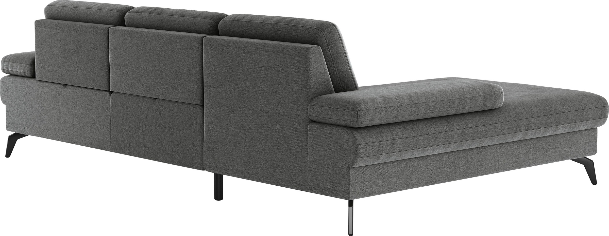 sit&more Ecksofa »Morris L-Form, inkl. Sitztiefenverstellung«, wahlweise mit Armteilverstellung, Bettfunktion & Bettkasten