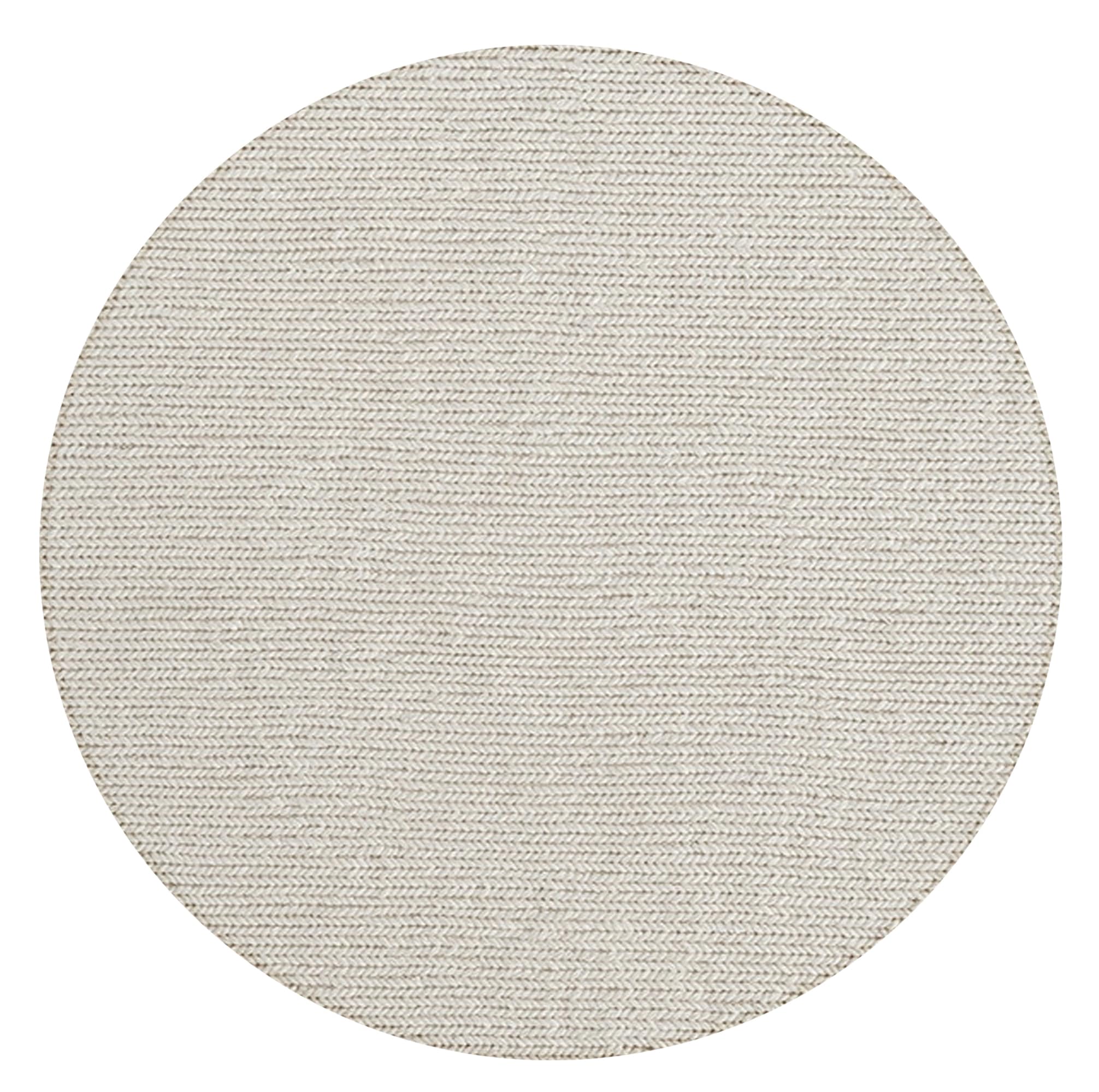 The Carpet Teppich "Premium Wool" Rund Wool Handweb-Teppich Naturfaser Wollteppich