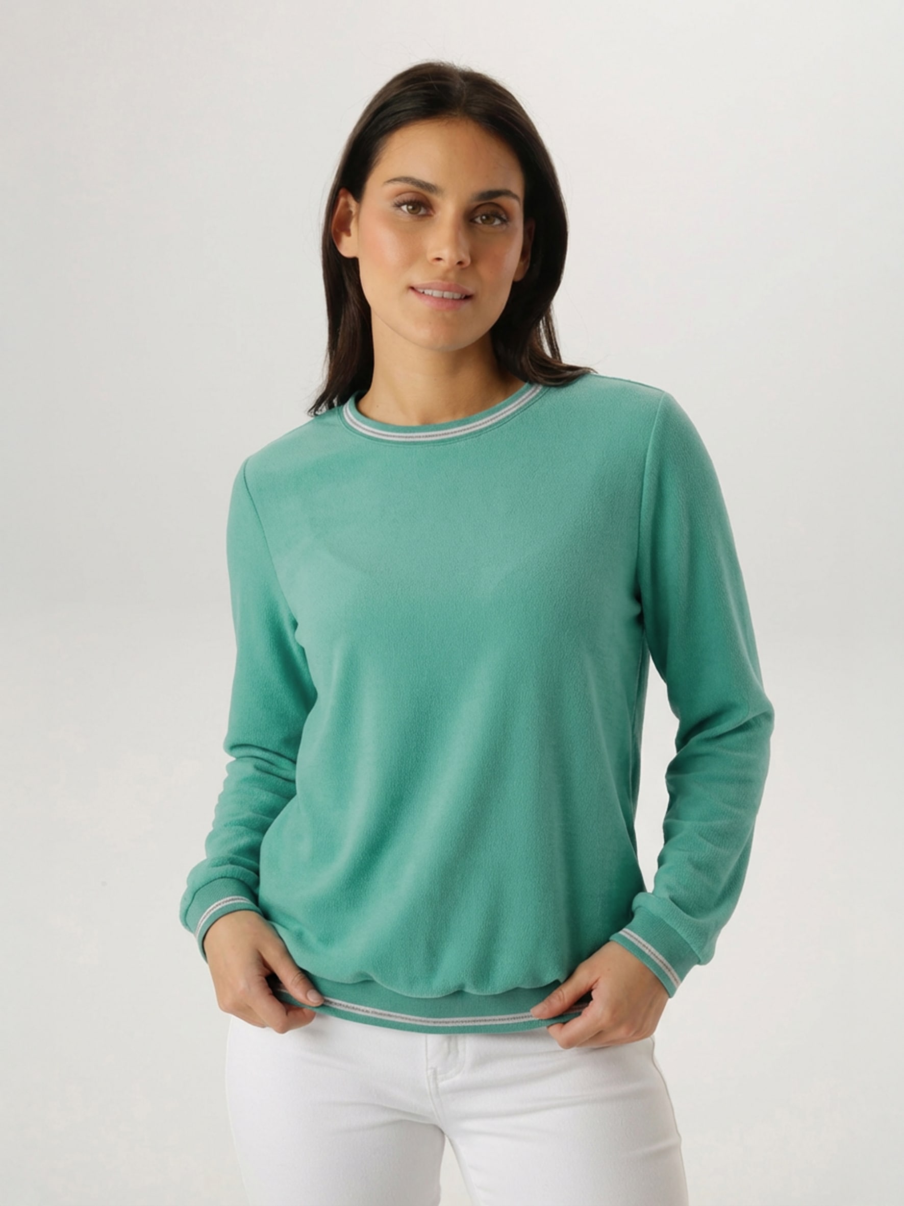 Aniston SELECTED Shirtbluse mit sportiven Bündchen - NEUE KOLLEKTION günstig online kaufen