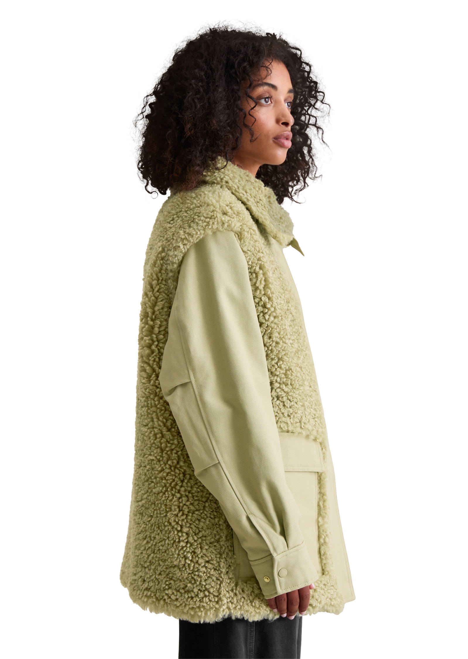 Marc O'Polo DENIM Wintermantel »aus lässigem Material-Mix«