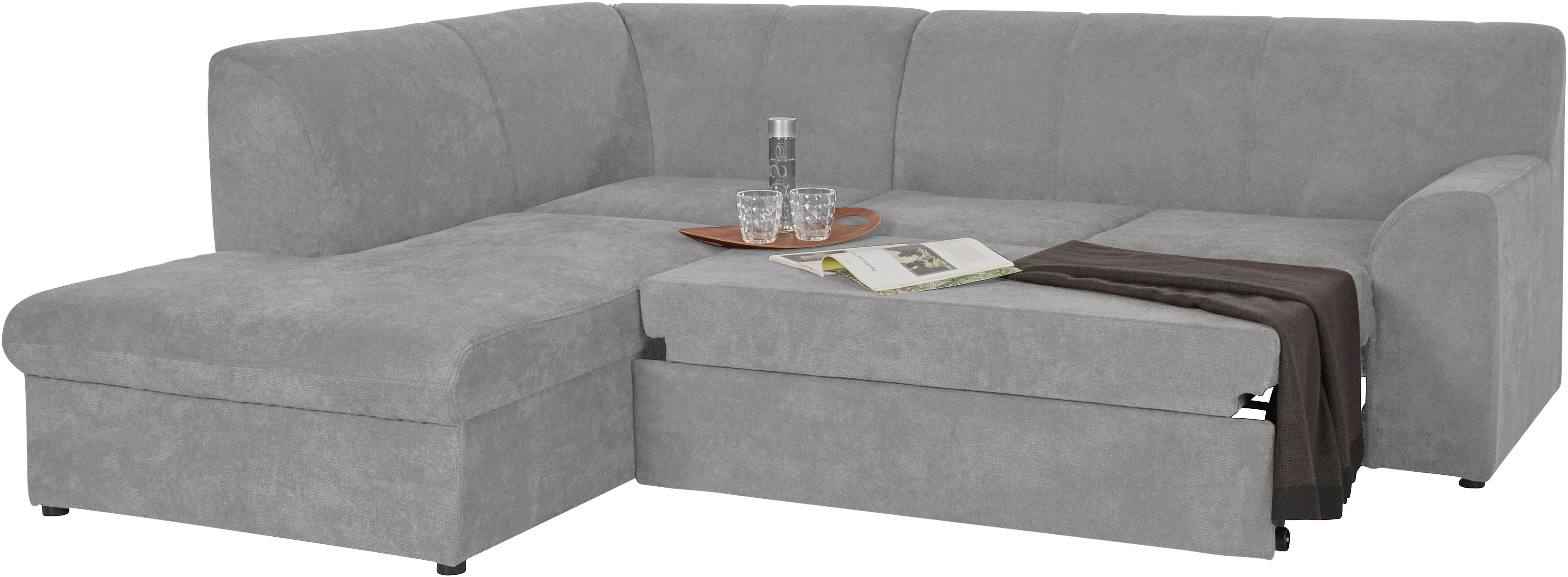 Thumbnail - DOMO collection Ecksofa "Topper zeitlos elegant, kompakte Stellmaße, OTTOs Choice, L-Form", mit Ottomane, wahlweise mit ...