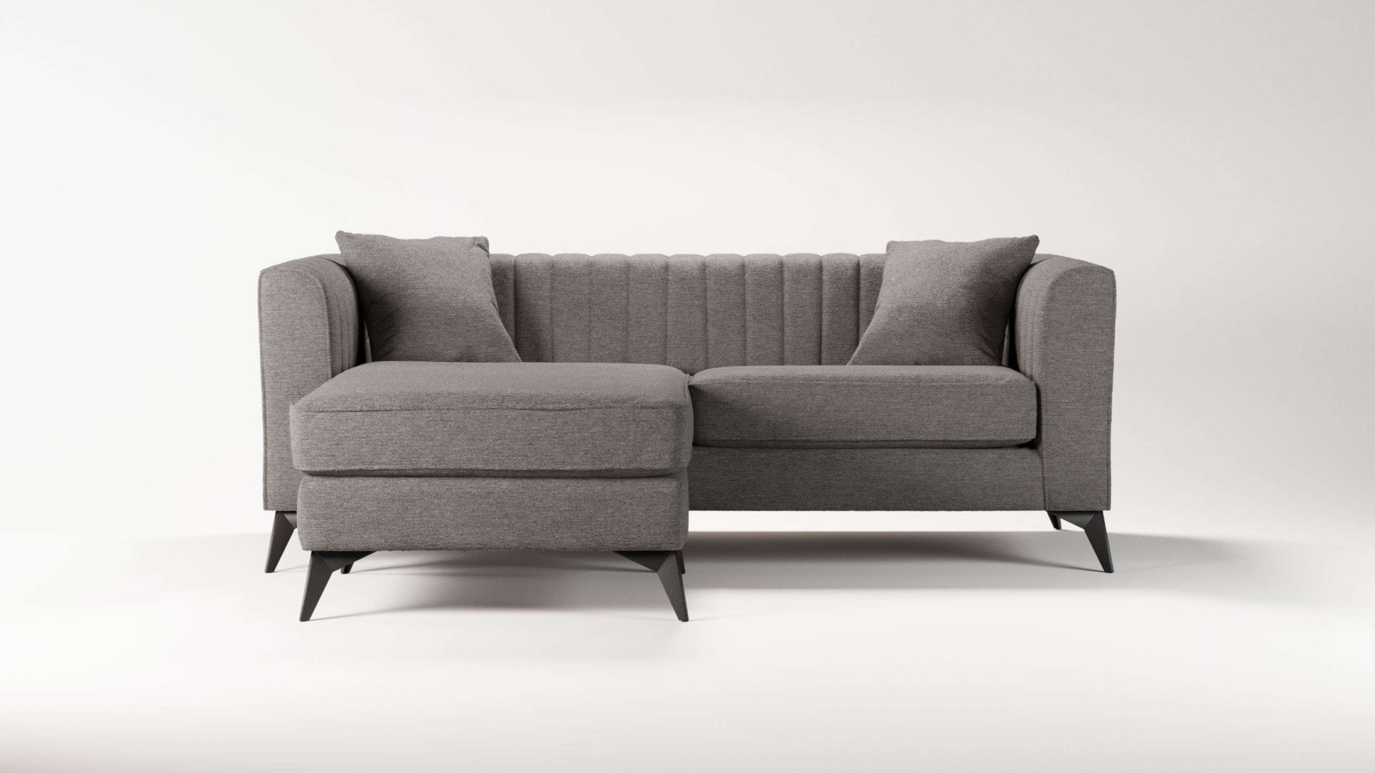 Places of Style Ecksofa "MATTHEW L-Form ideal für kleine Räume, Maße B/T/H: günstig online kaufen