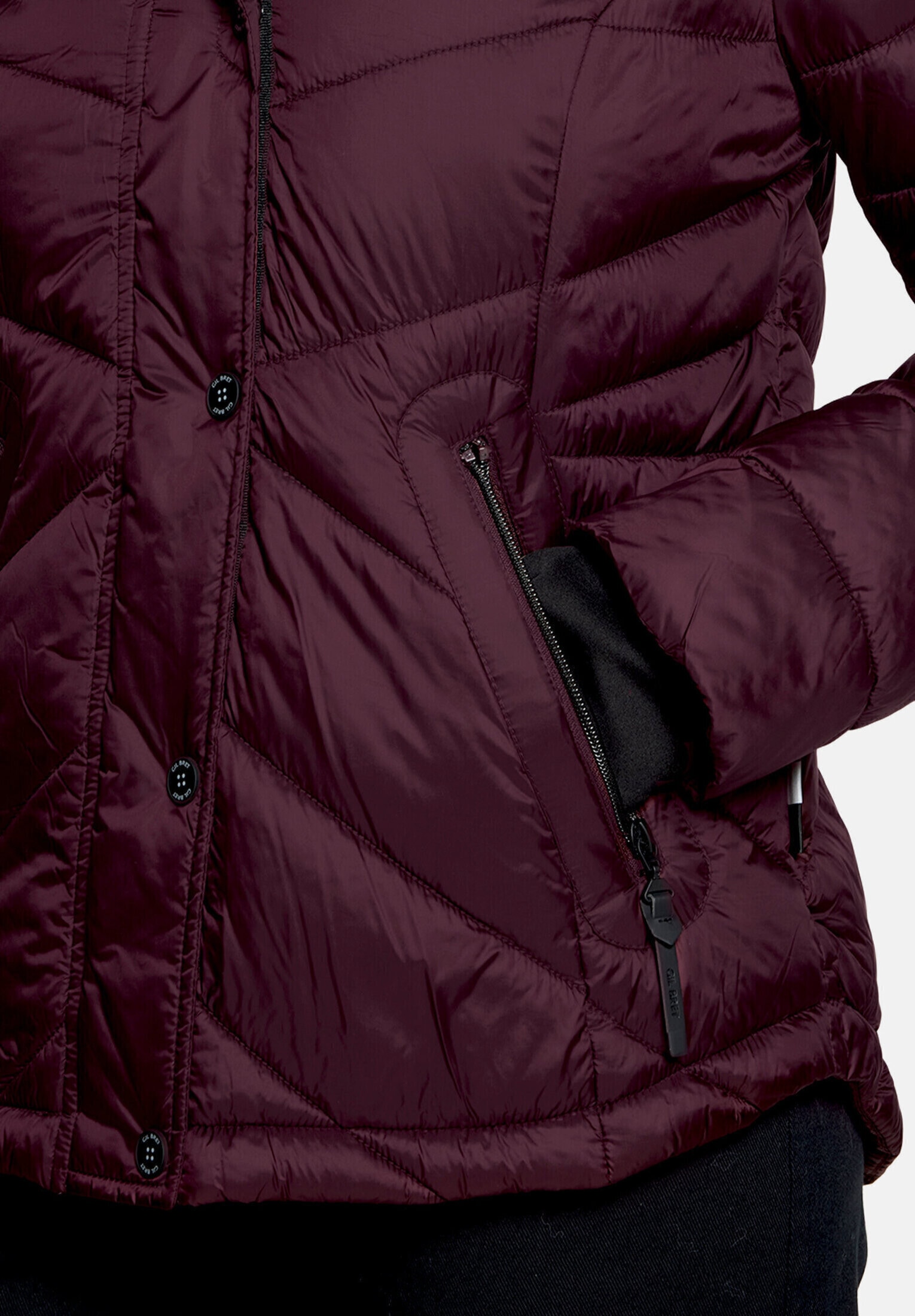 Gil Bret Winterjacke »Damen Kunstdaune« mit Kapuze