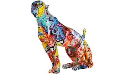 GILDE Dekofigur »Figur Pop Art Katze«, (1 St.), Dekoobjekt, Tierfigur, Höhe  29 cm, Wohnzimmer kaufen | BAUR