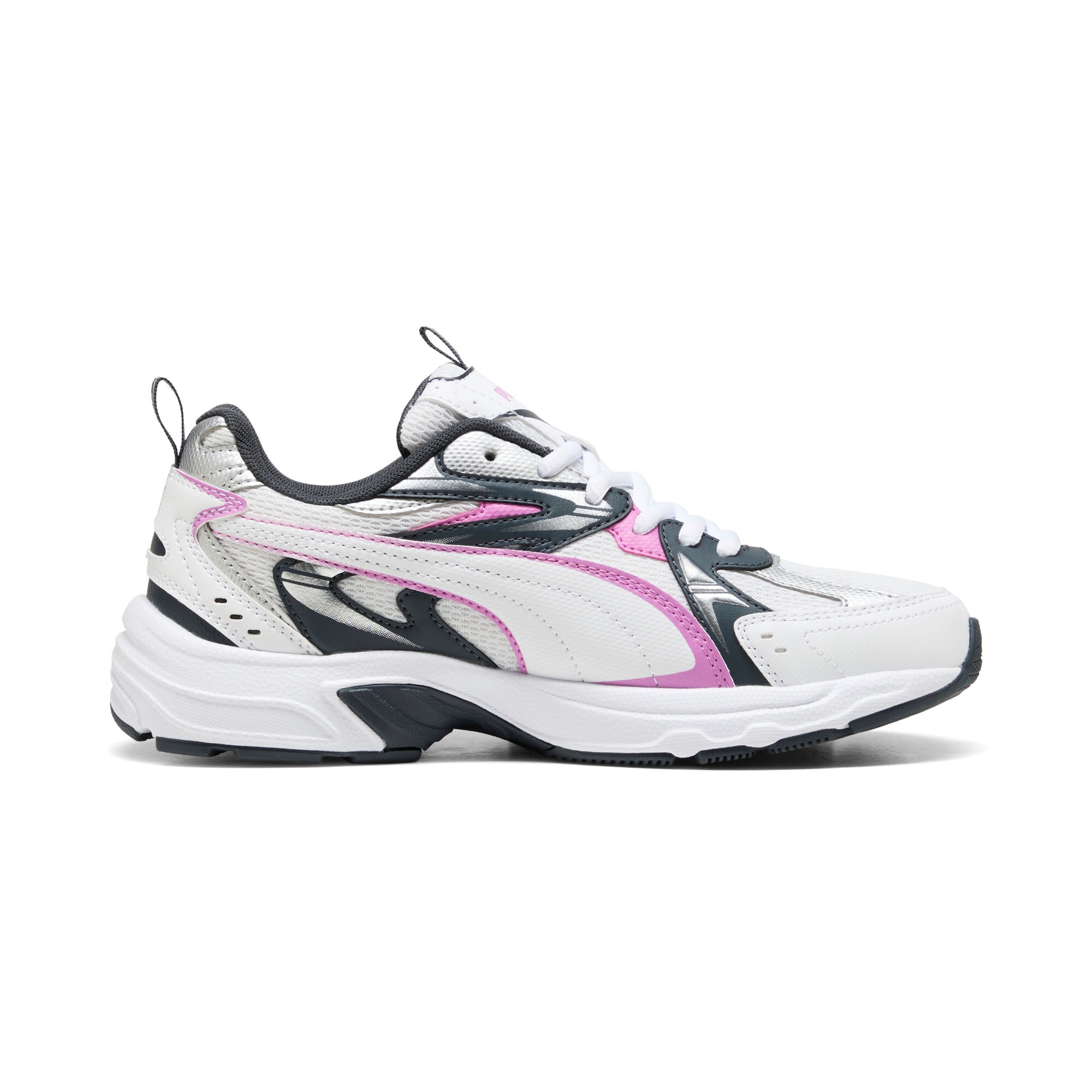 Sneaker PUMA "MILENIO TECH_", Damen, Gr. 38, puma weiß, mauve pop, strong gray, Textil, Schuhe Sneaker, für Sportmode und Streetwear, mit Schnürverschluss 2