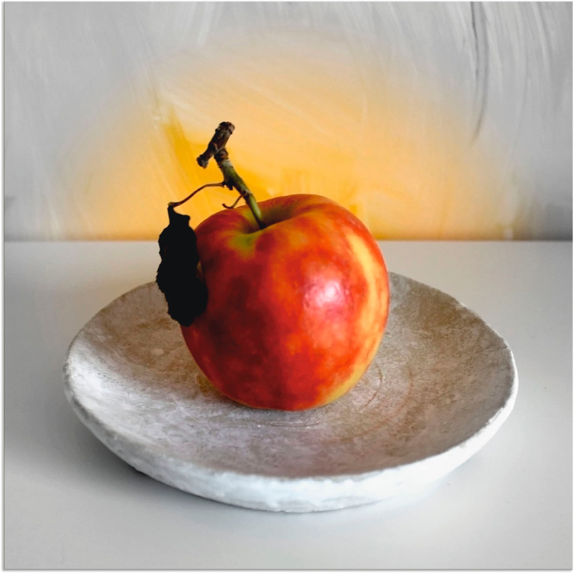 Artland Wandbild "Ein Apfel am Tag", Arrangements, (1 St.), als Alubild, Outdoorbild, Poster, Wandaufkleber in verschied