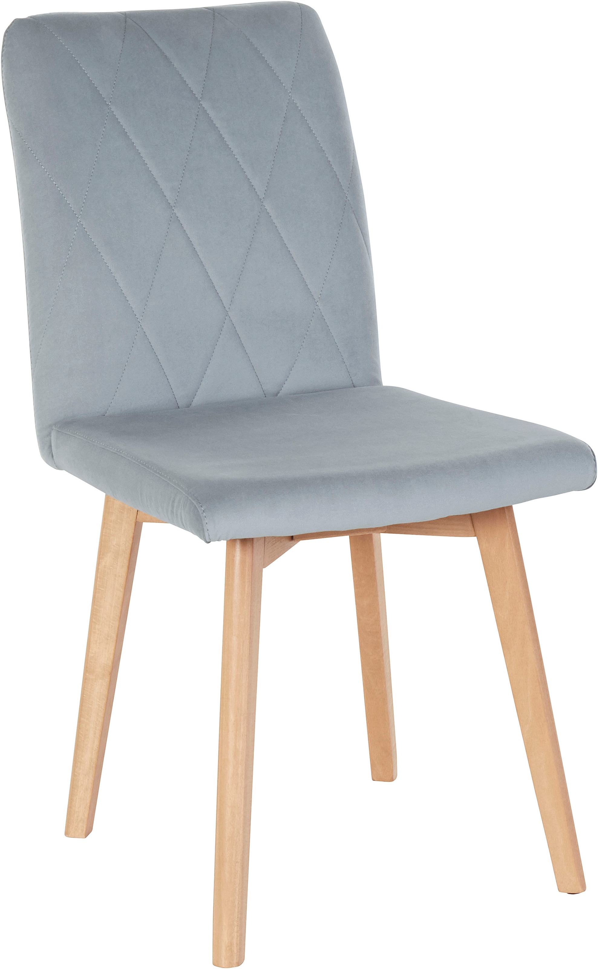 Home affaire 4-Fußstuhl "Brest" (Set) 2 Stk. Microfaser Sitz und Rücken gep günstig online kaufen