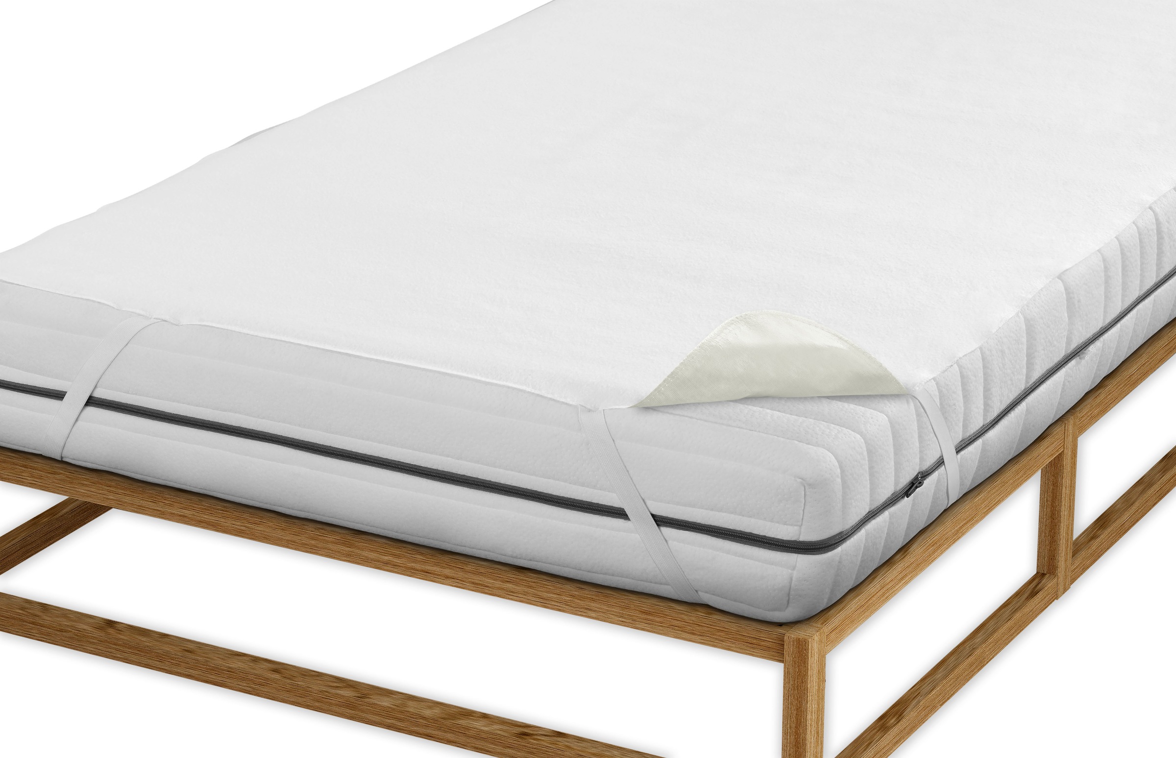 Biberna Sleep & Protect Matratzenauflage »wasserundurchlässige Molton-Matratzenauflage - 2-lagig«