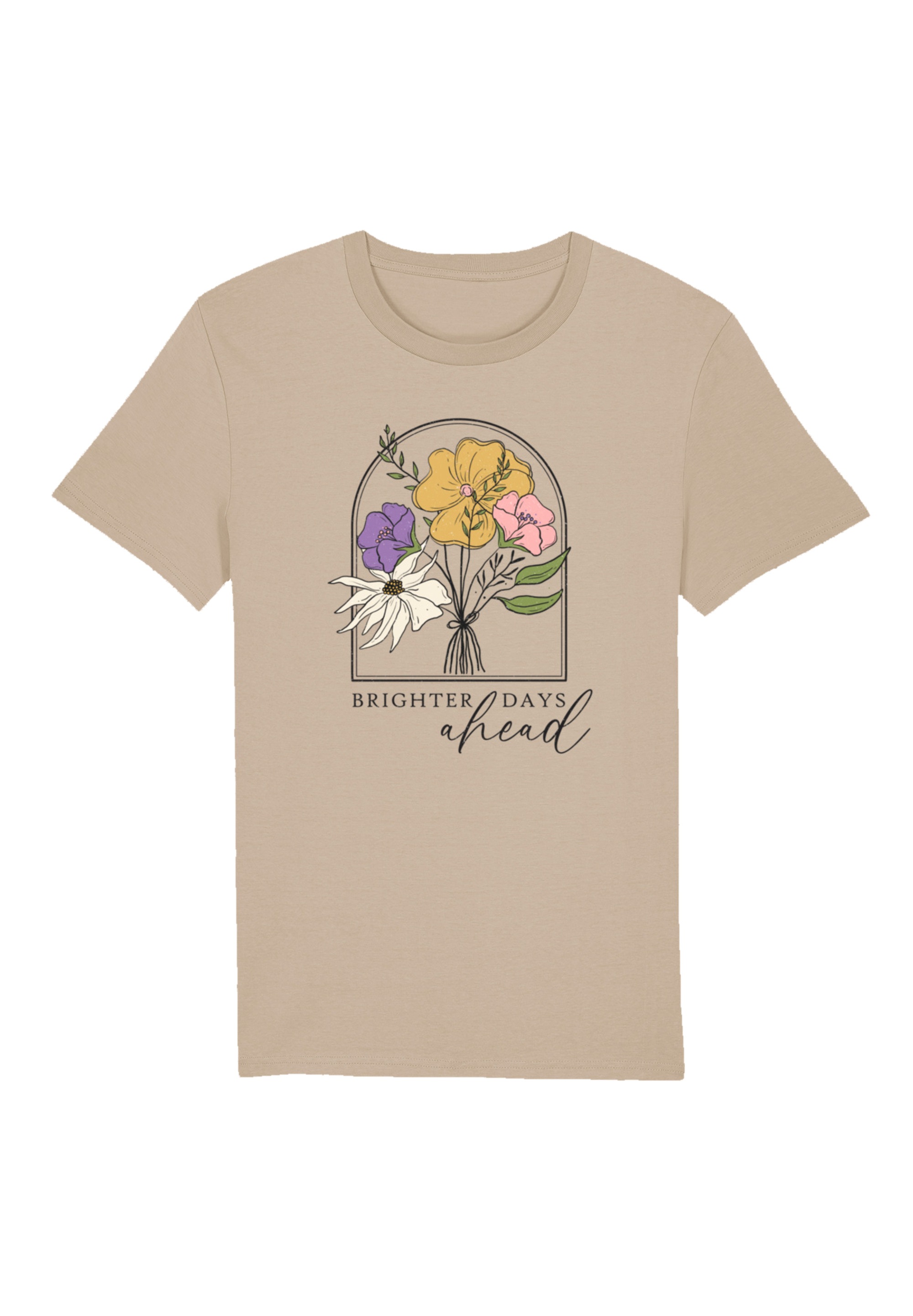 F4NT4STIC T-Shirt "Blumen brighter days ahead", Premium Qualität günstig online kaufen