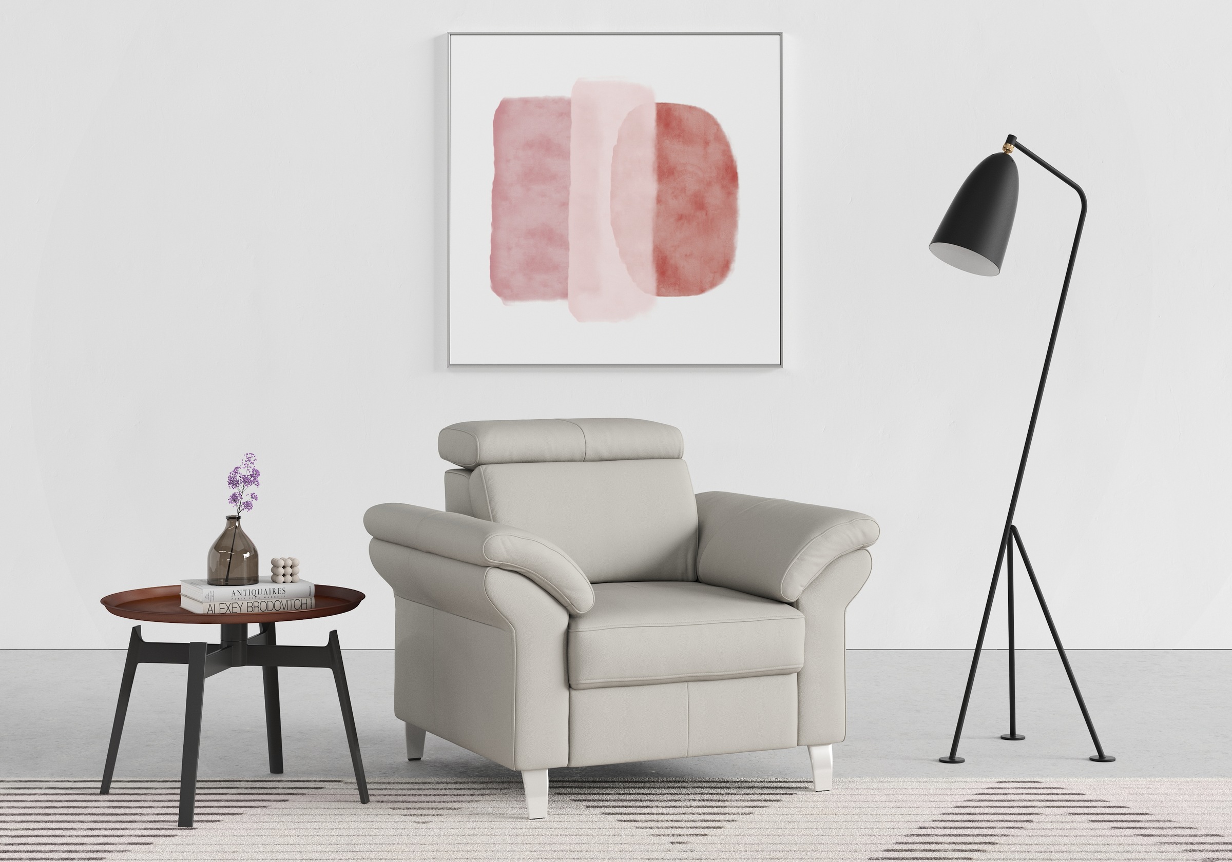 sit&more Sessel "Arngast" inklusive Federkern und Kopfteilverstellung günstig online kaufen