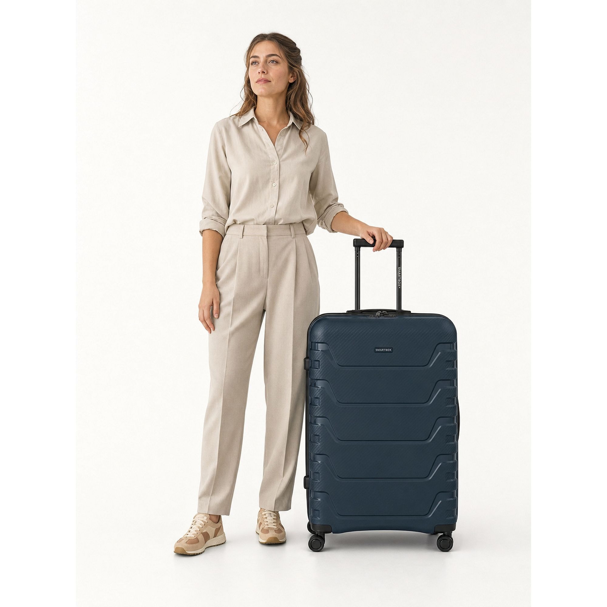 Smartbox Trolley »Edition 01 4 Rollen Trolley 76 cm mit Dehnfalte« 117 l