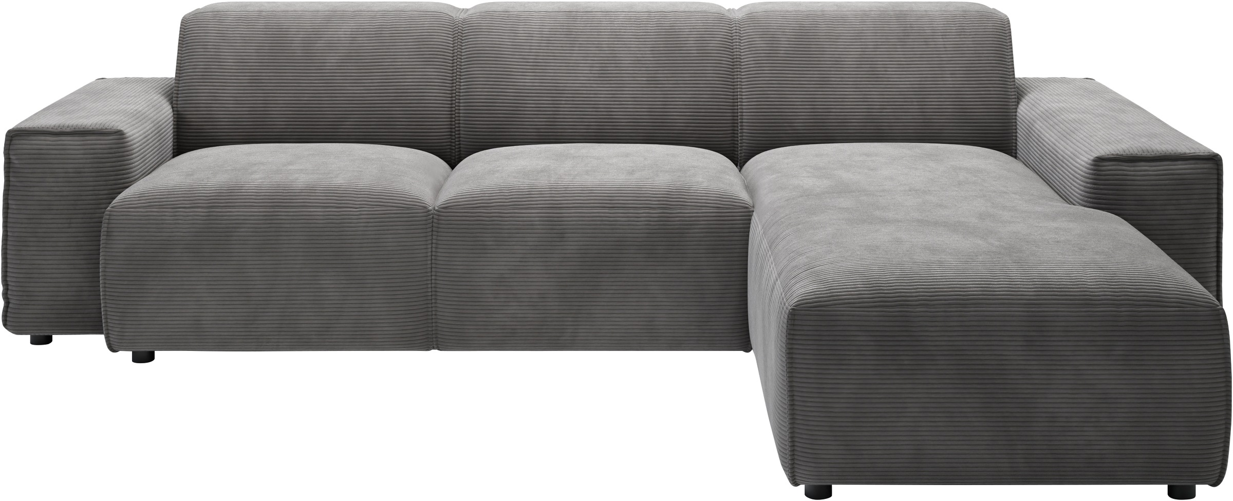 andas Ecksofa »Glimminge L-Form auch in Breitcord, Feincord + Easy care-Bezug,«, Breite 264, Zierkissen