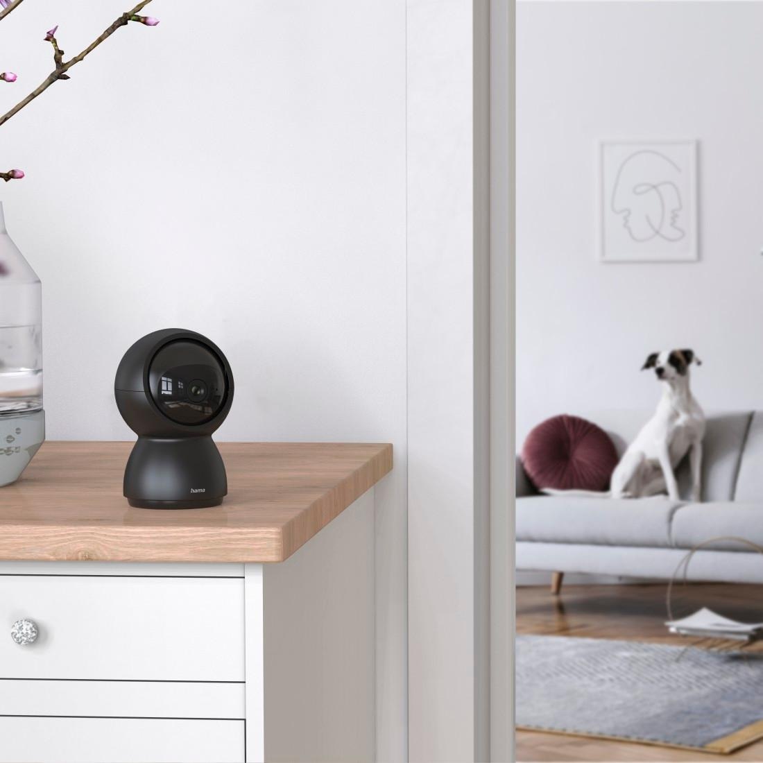 Hama Smart Home Kamera »WLAN Kamera Indoor (App, kabellos, schwenkbar, Bewegungsmelder, Live)«, Innenbereich