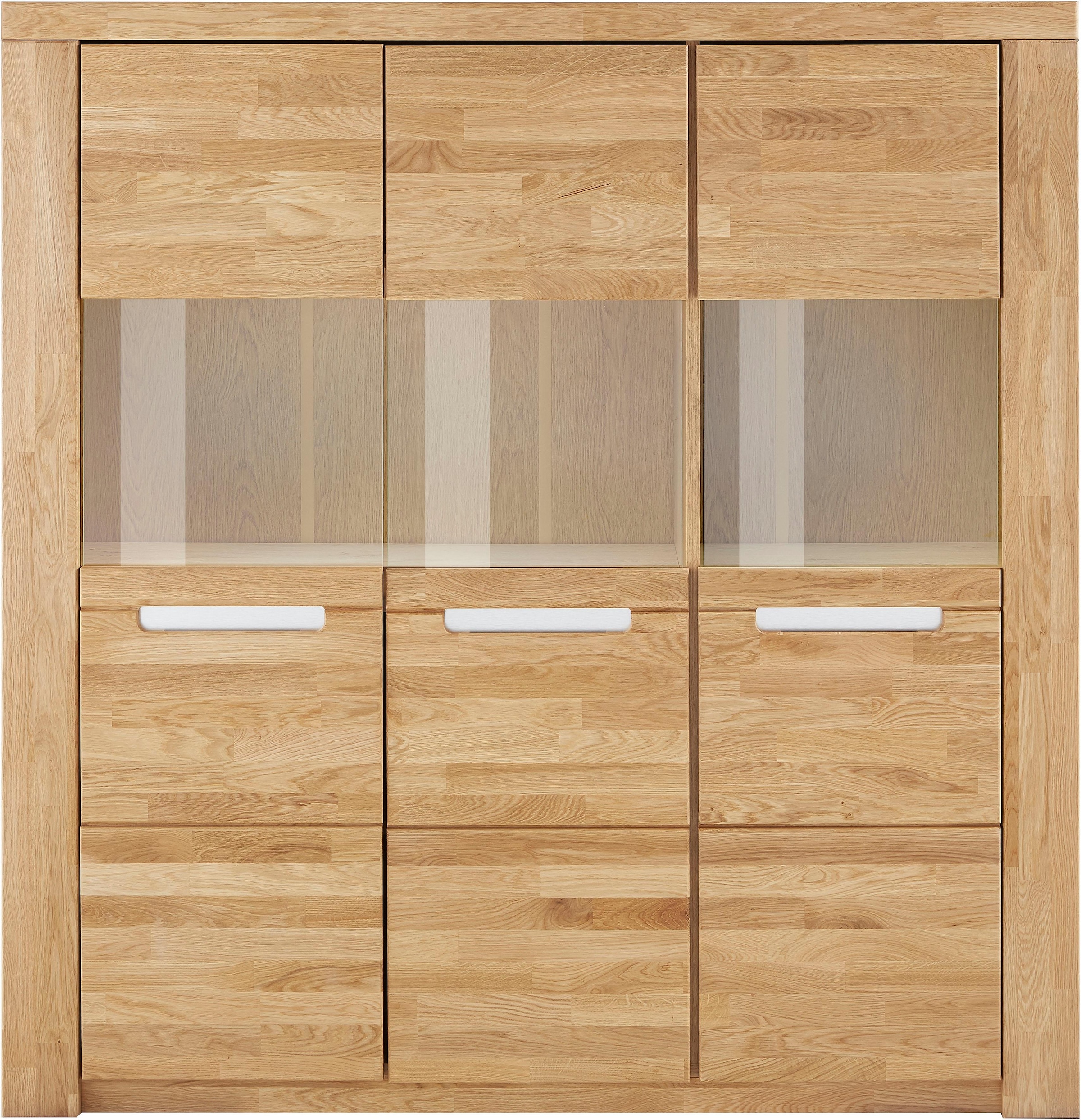 Highboard »Kolding«, Breite 140 cm mit 3 Glastüren