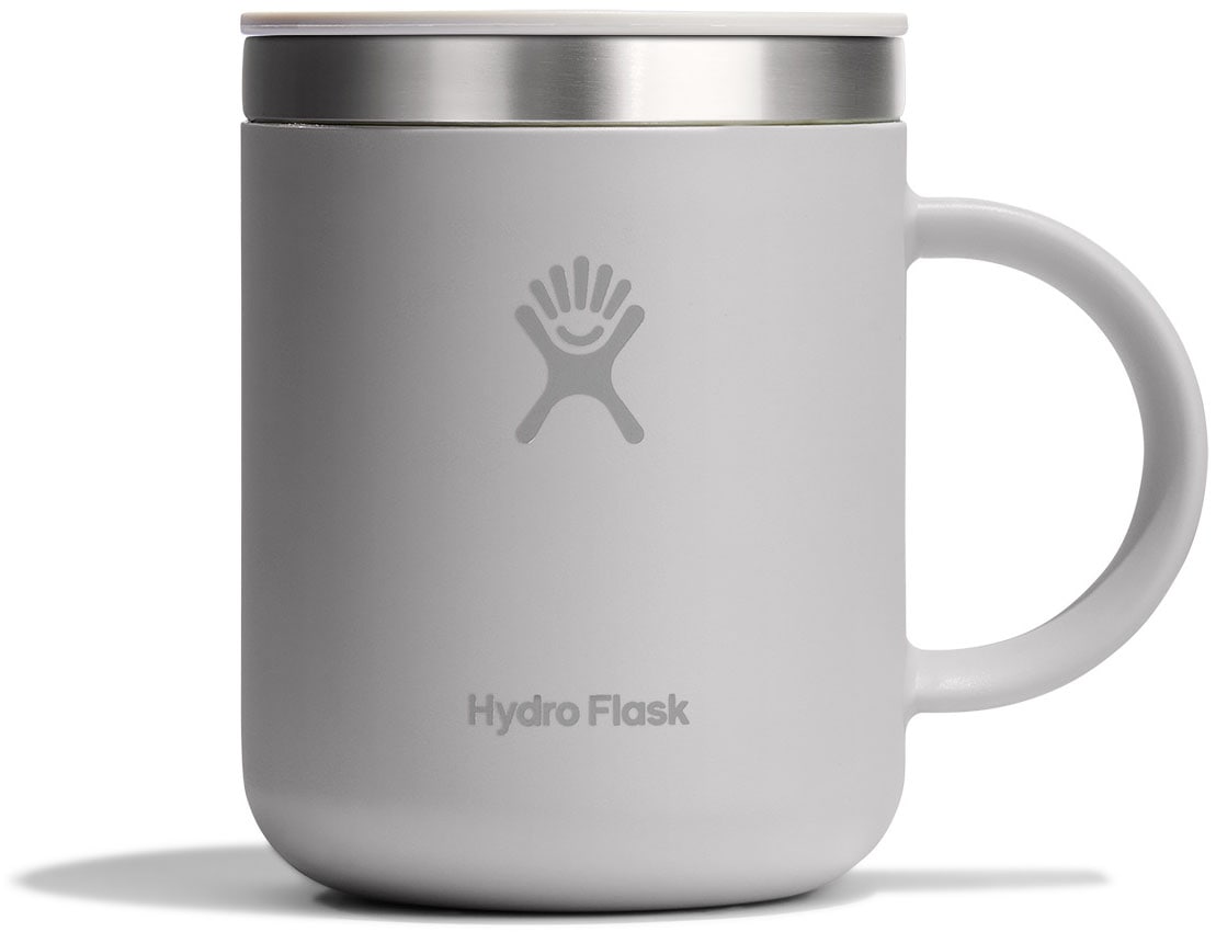 HYDRO FLASK Thermobecher "12 Oz Mug", Ø 8,97cm x 11,56cm, 355ml, 1 Stk., beige, Trinkgefäße, Hochwertiger 18/8 Edelstahl